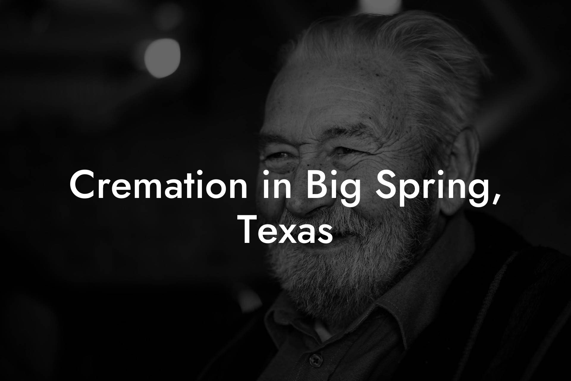 Cremation in Big Spring, Texas