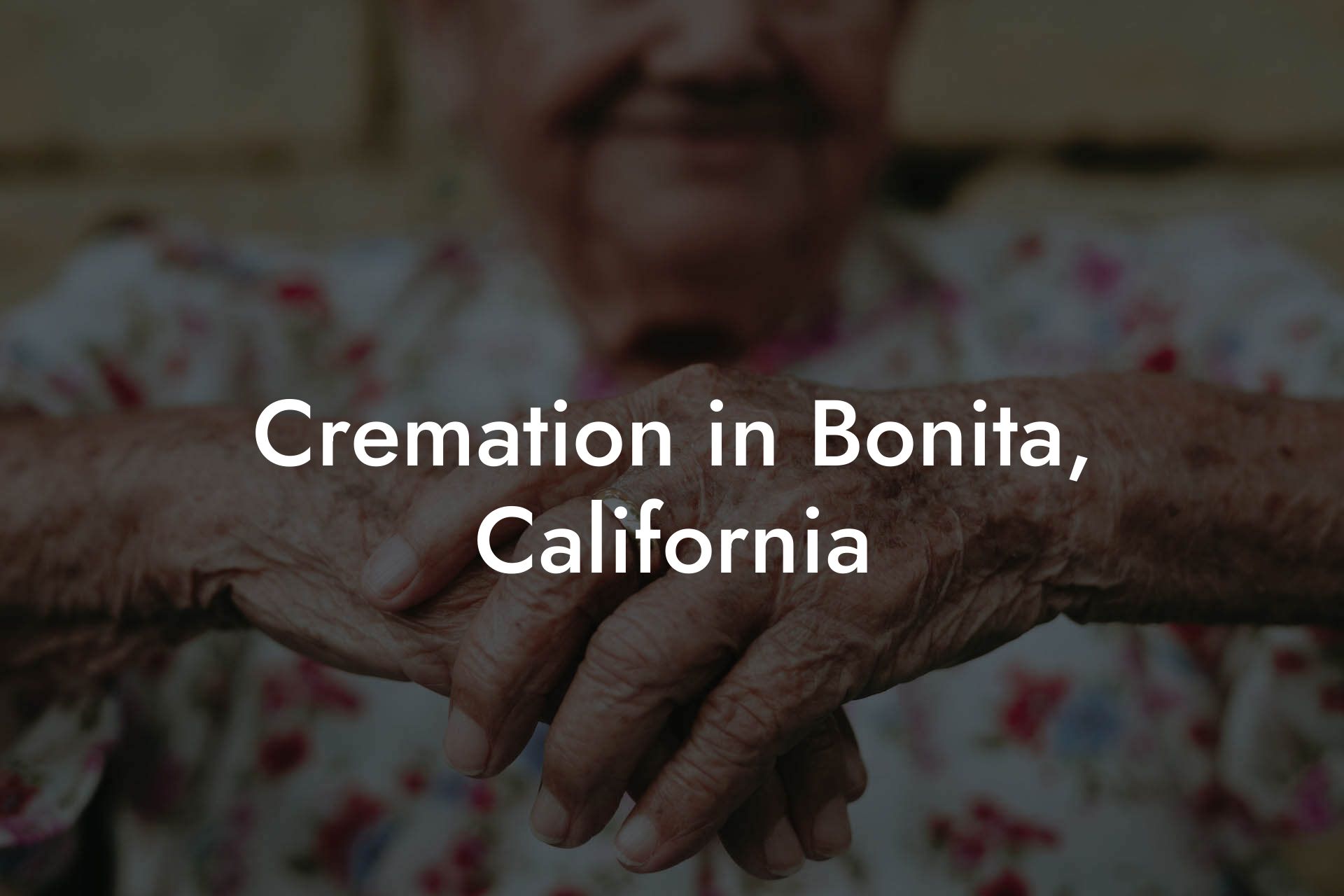 Cremation in Bonita, California
