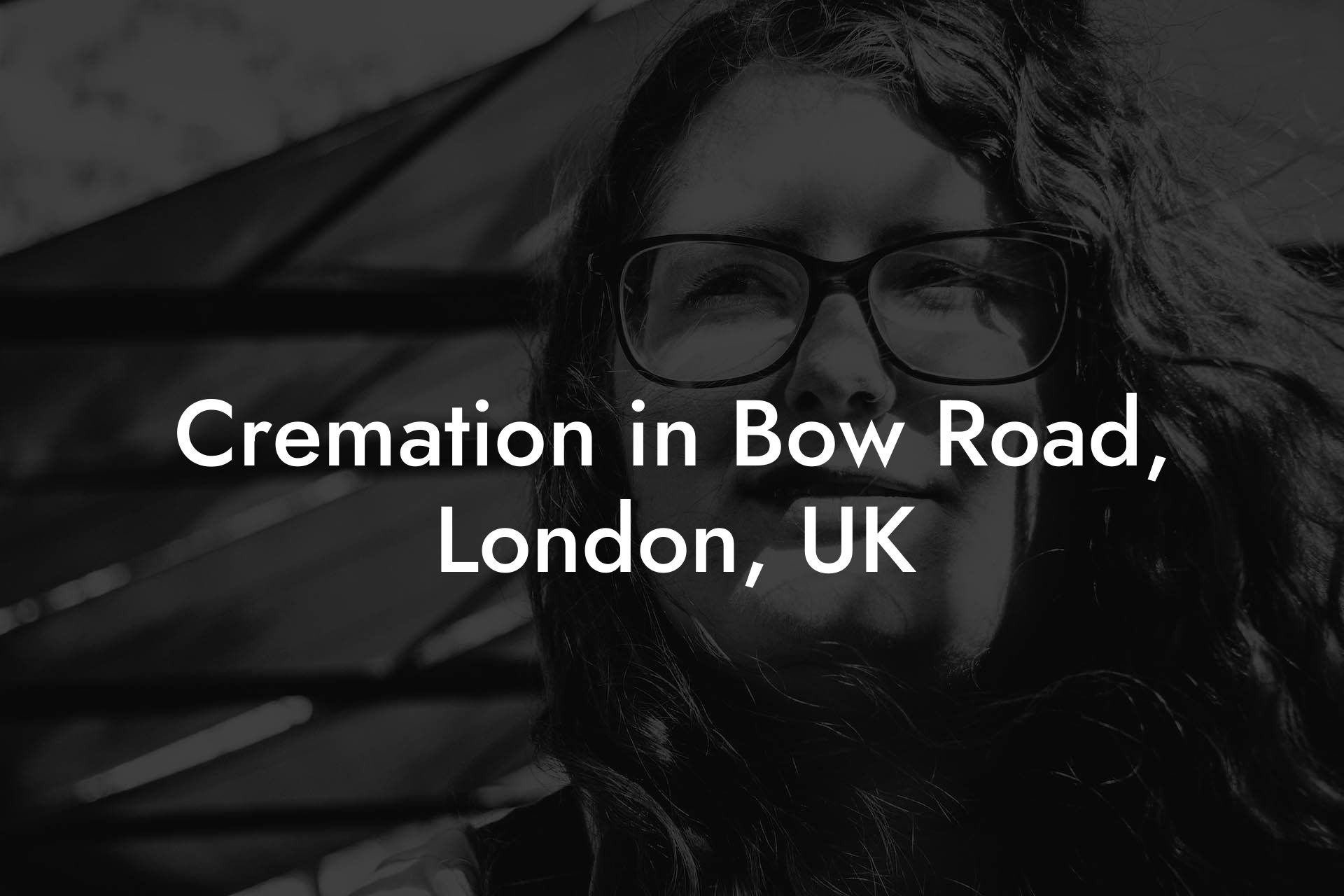 Cremation in Bow Road, London, UK