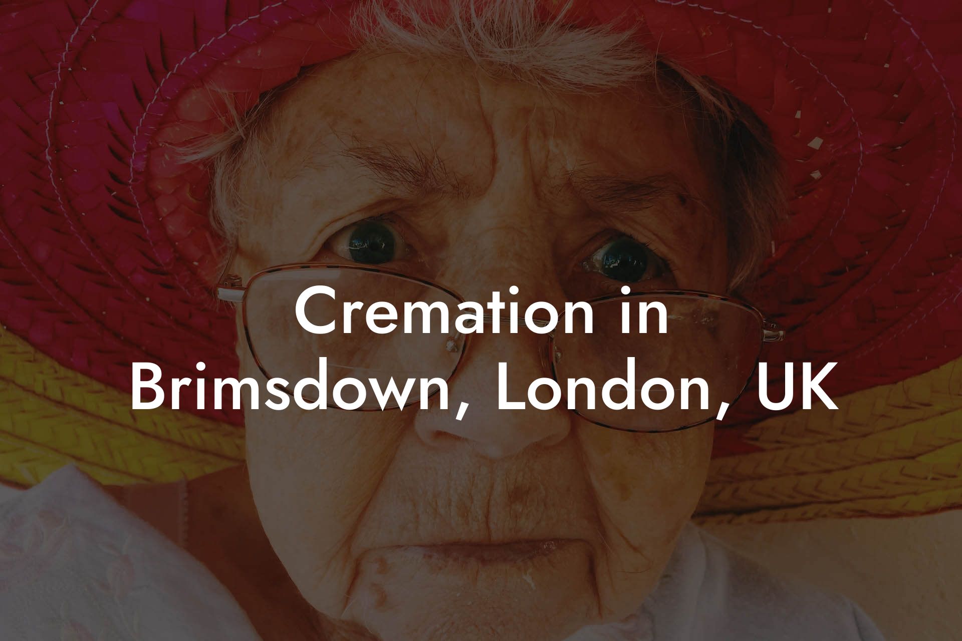 Cremation in Brimsdown, London, UK