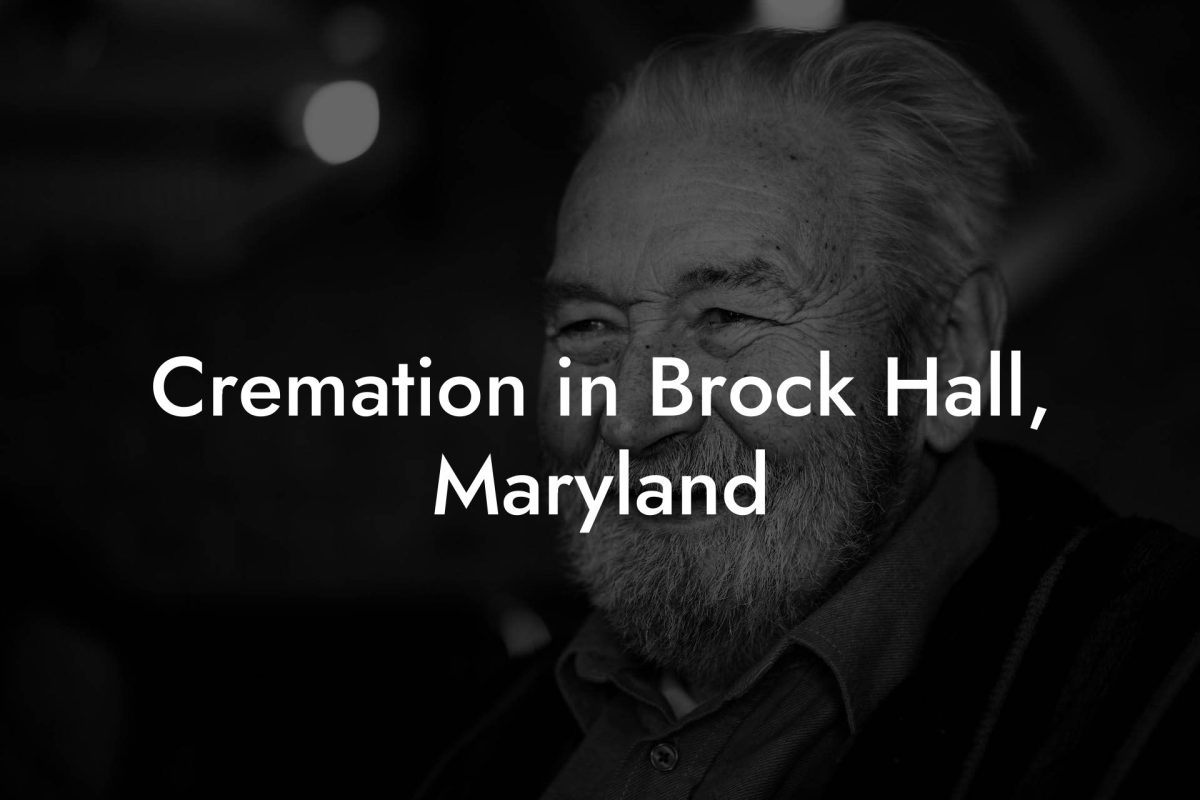 Cremation in Brock Hall, Maryland