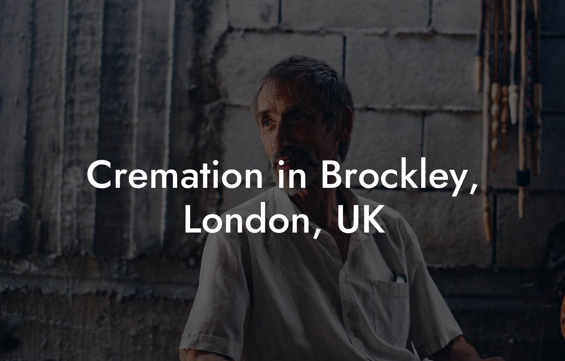 Cremation in Brockley, London, UK