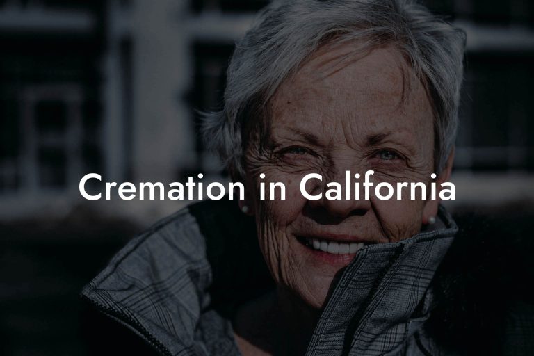 Cremation in California Eulogy Assistant