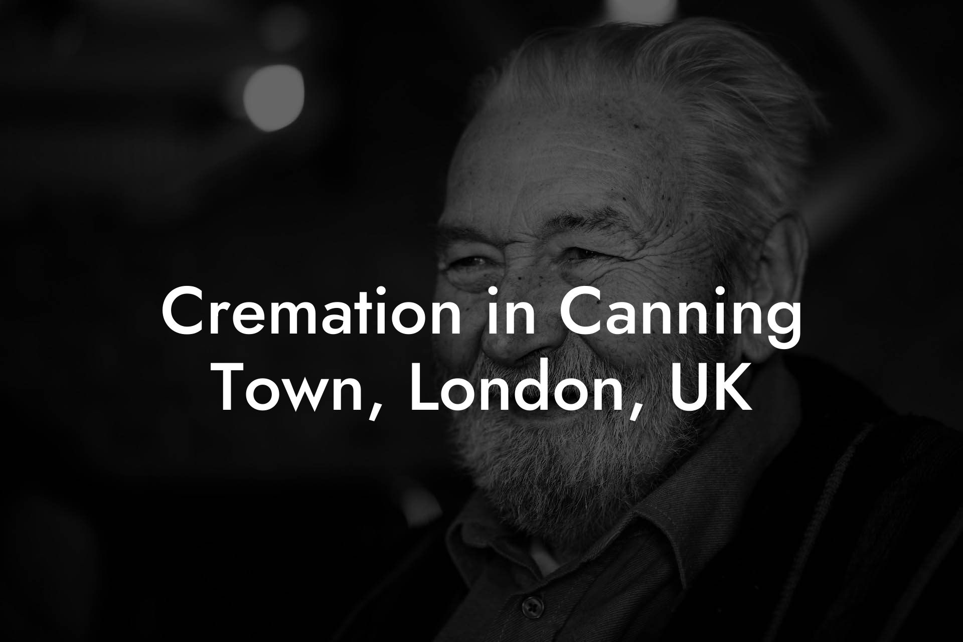 Cremation in Canning Town, London, UK