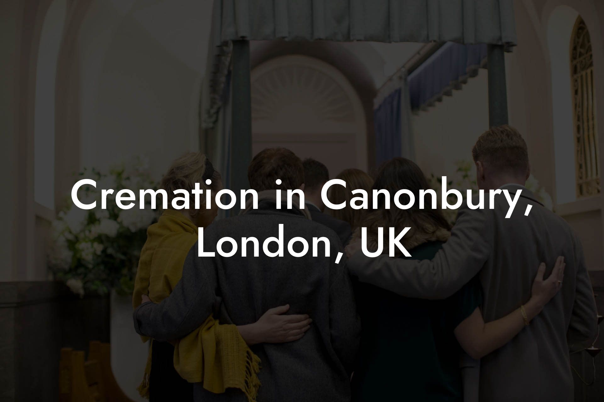 Cremation in Canonbury, London, UK