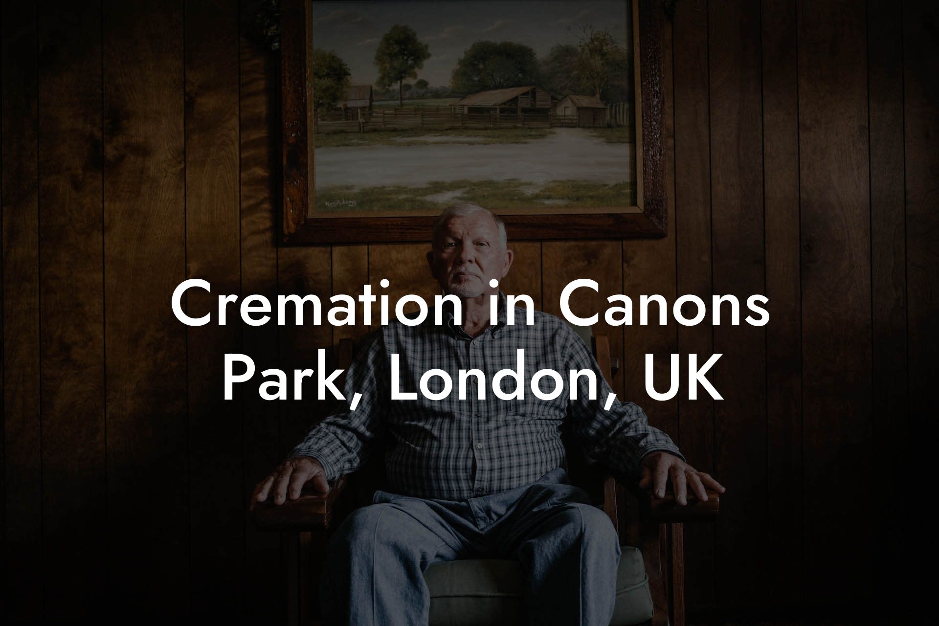 Cremation in Canons Park, London, UK
