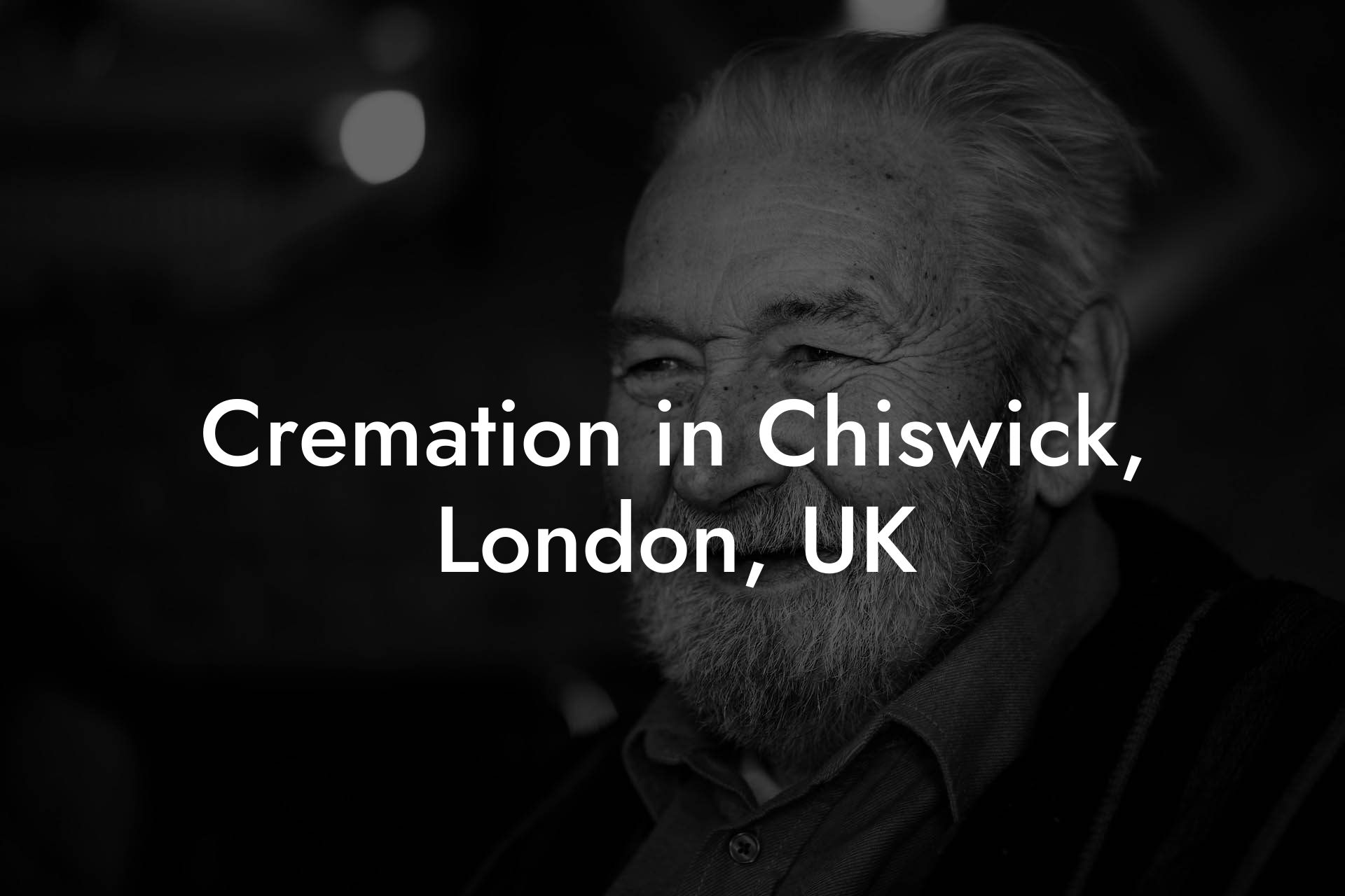 Cremation in Chiswick, London, UK