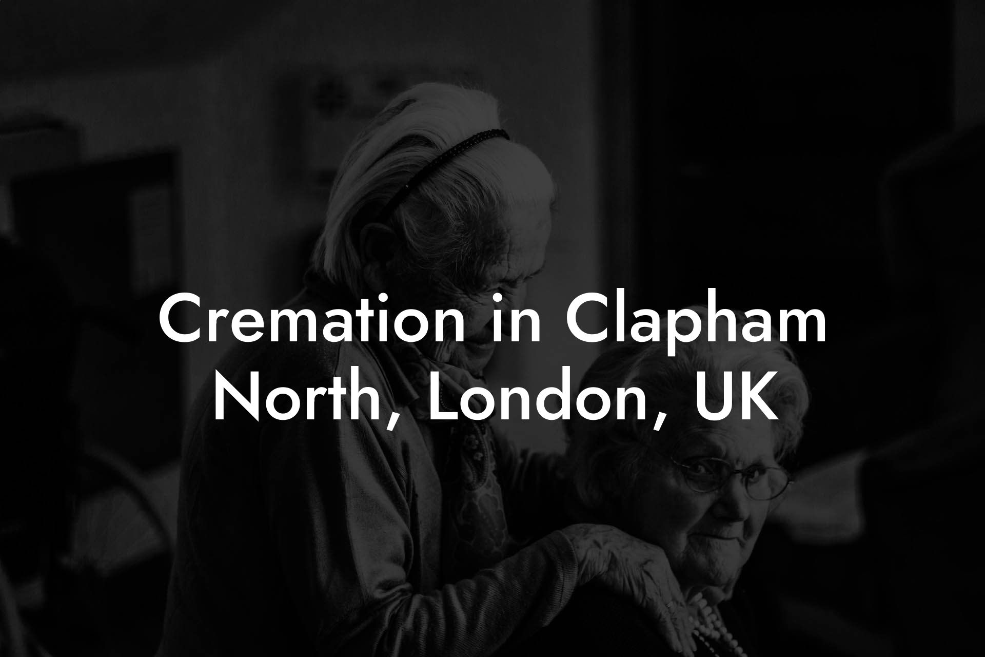 Cremation in Clapham North, London, UK