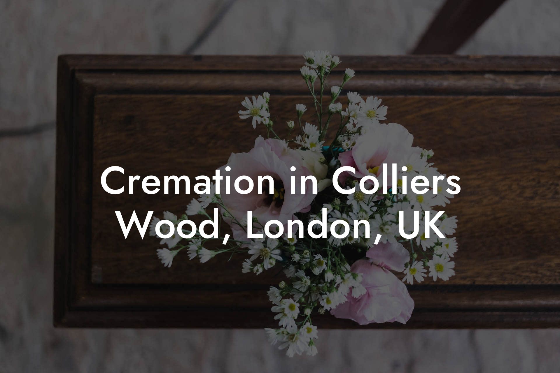 Cremation in Colliers Wood, London, UK