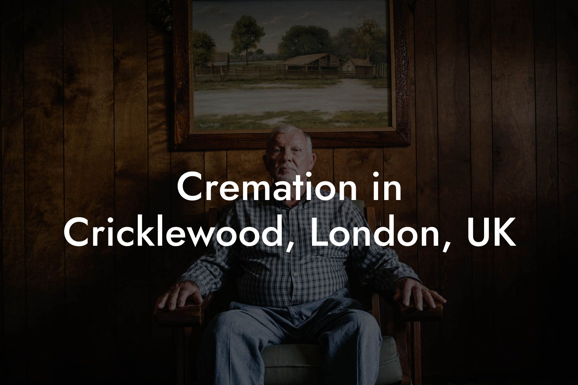 Cremation in Cricklewood, London, UK