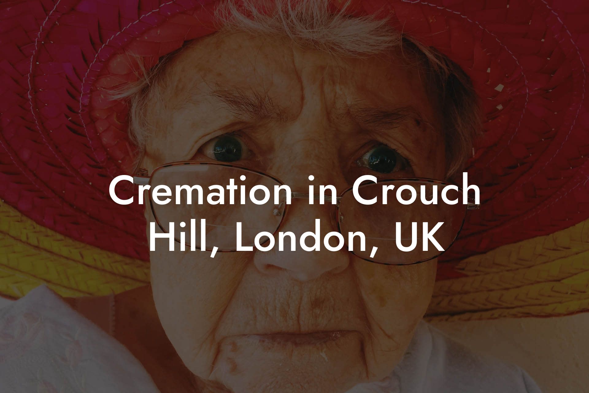 Cremation in Crouch Hill, London, UK