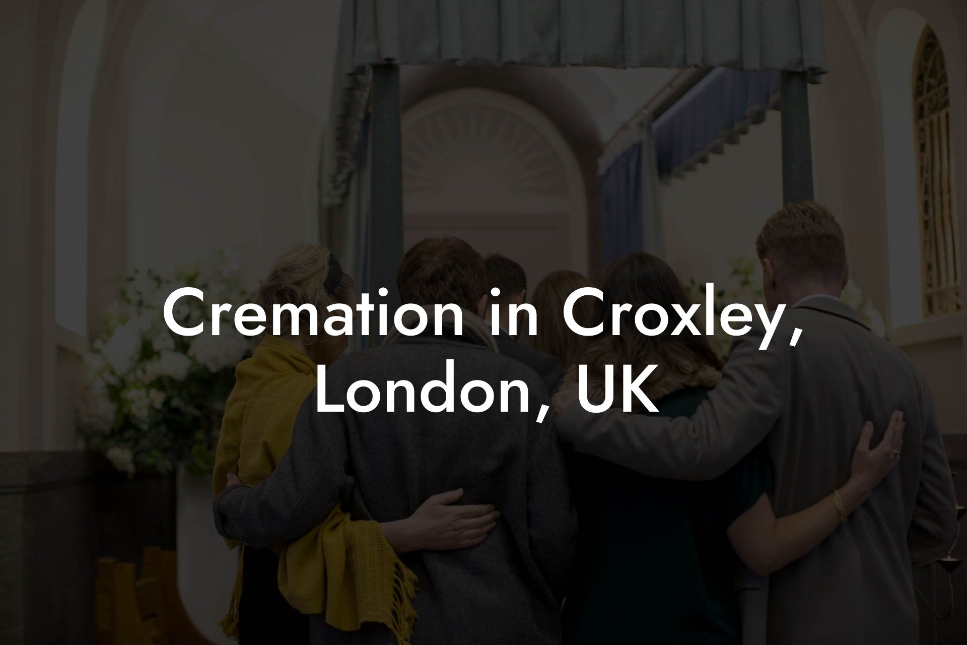 Cremation in Croxley, London, UK
