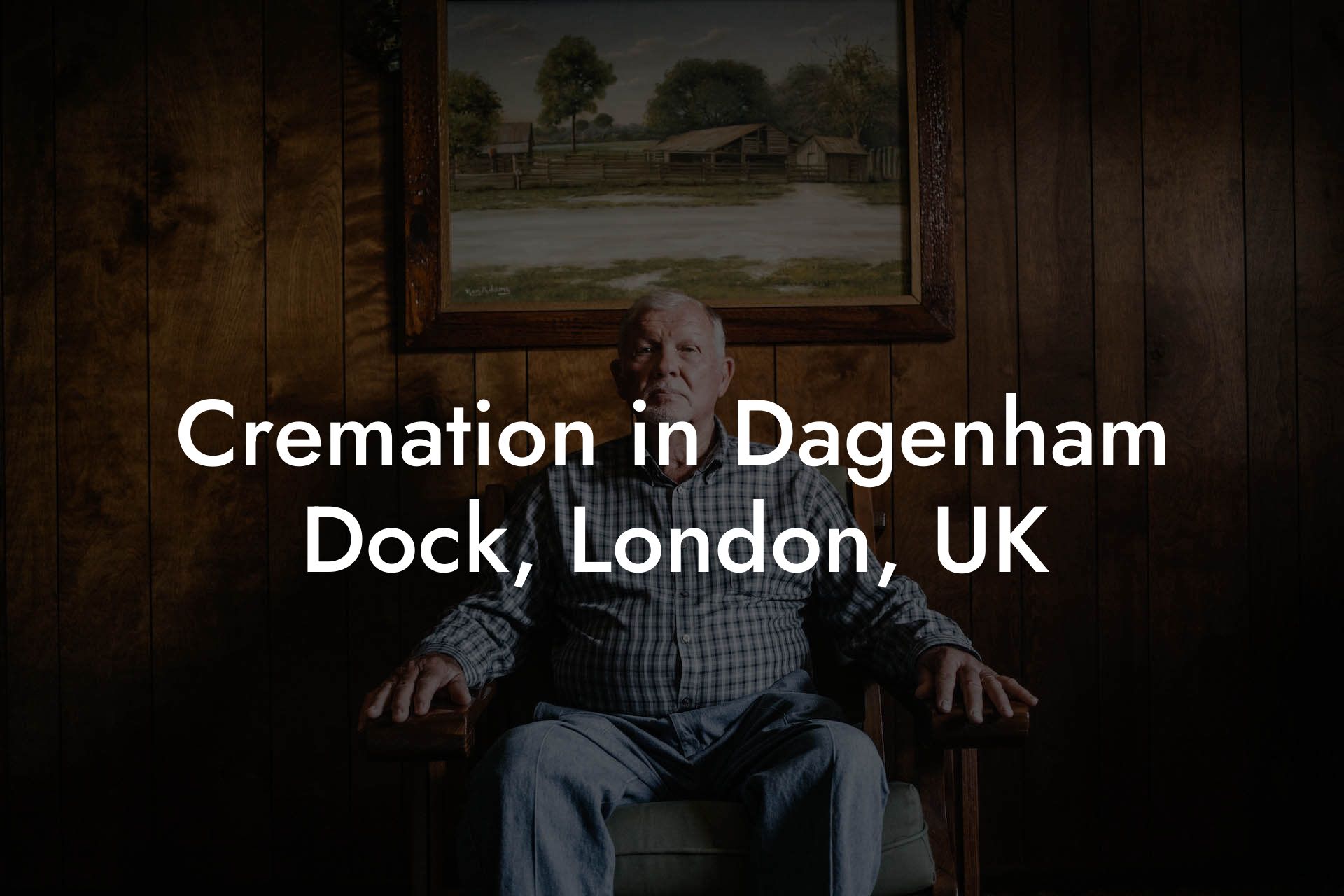 Cremation in Dagenham Dock, London, UK