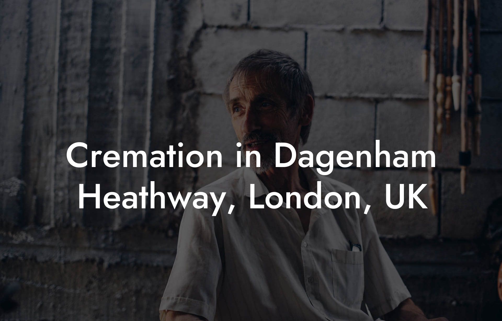 Cremation in Dagenham Heathway, London, UK