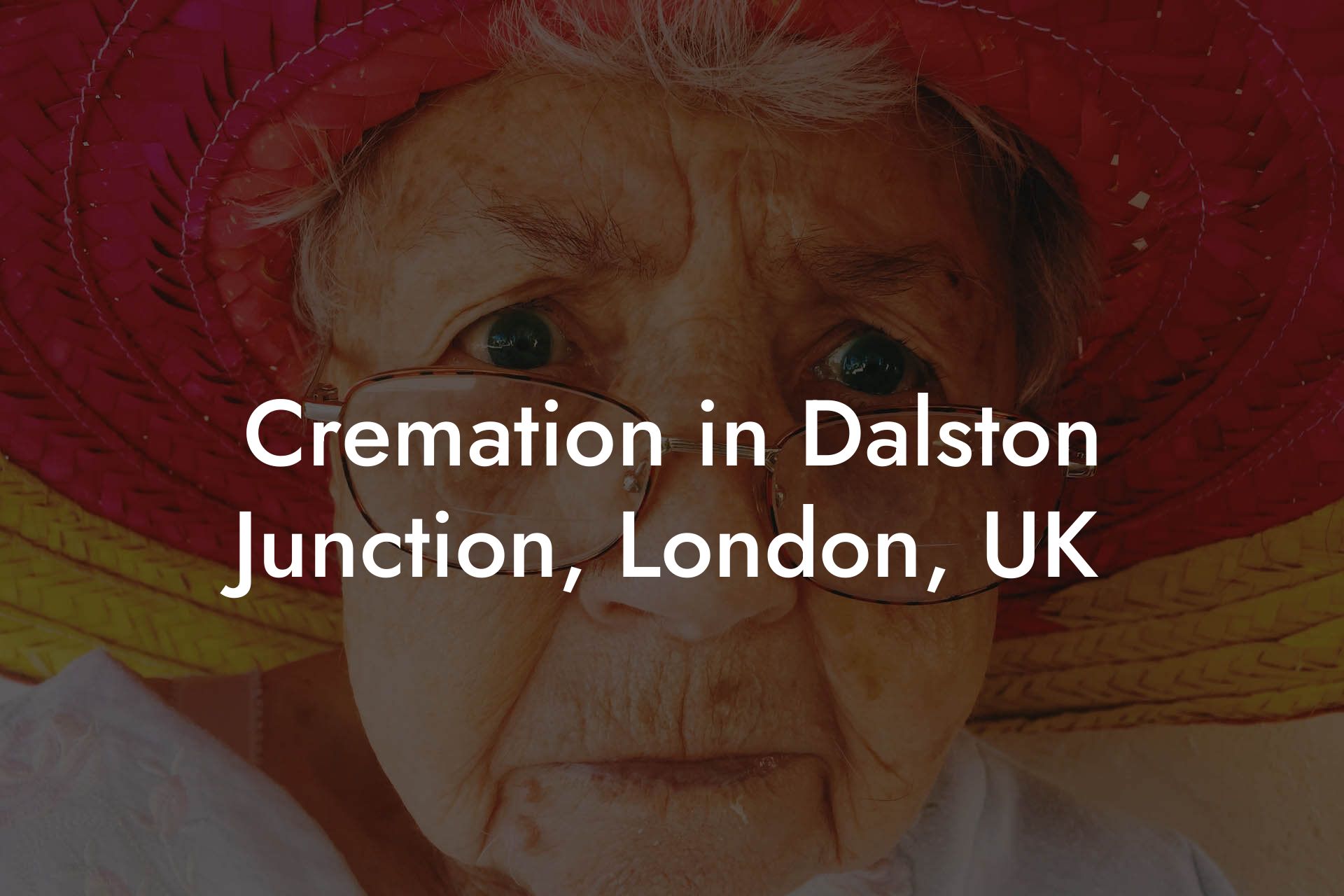 Cremation in Dalston Junction, London, UK