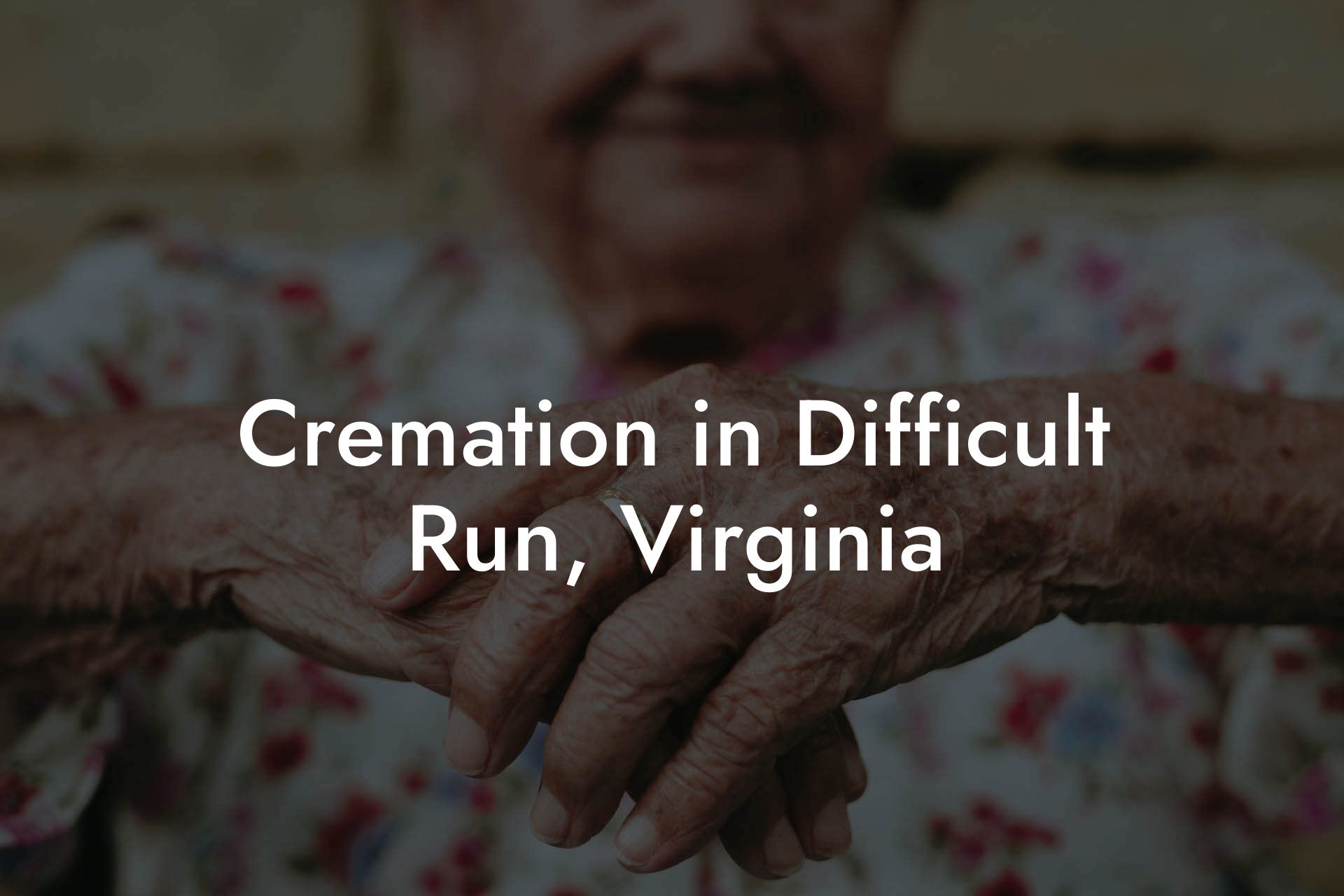 Cremation in Difficult Run, Virginia