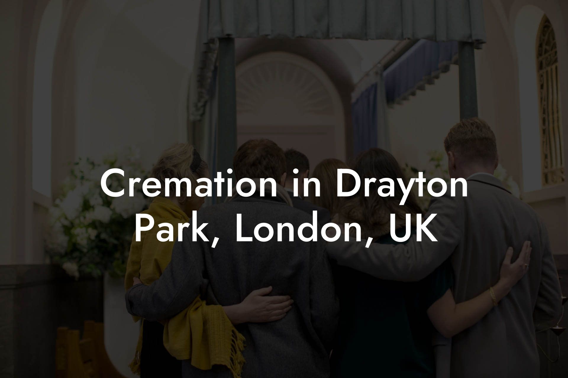 Cremation in Drayton Park, London, UK