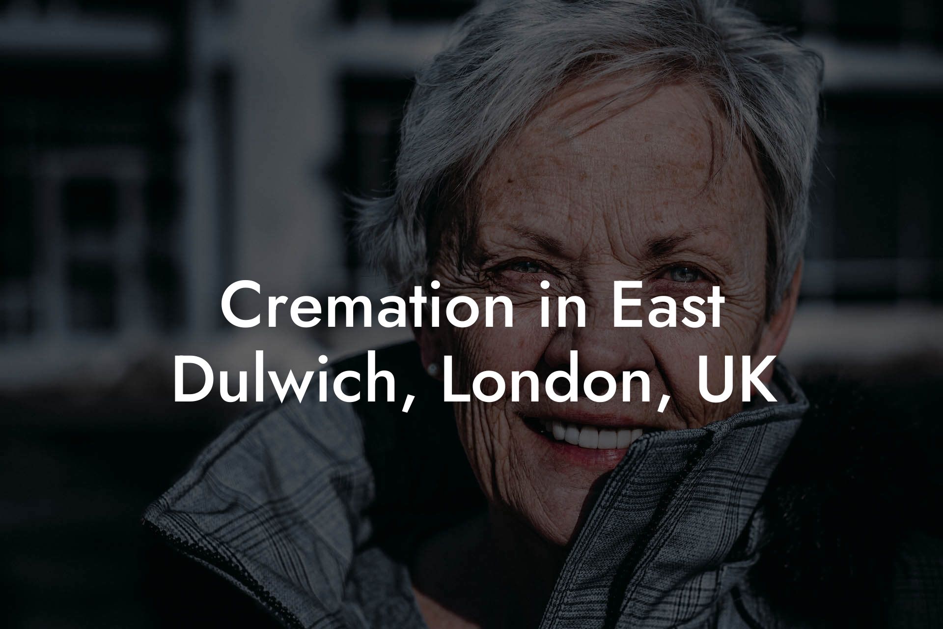 Cremation in East Dulwich, London, UK