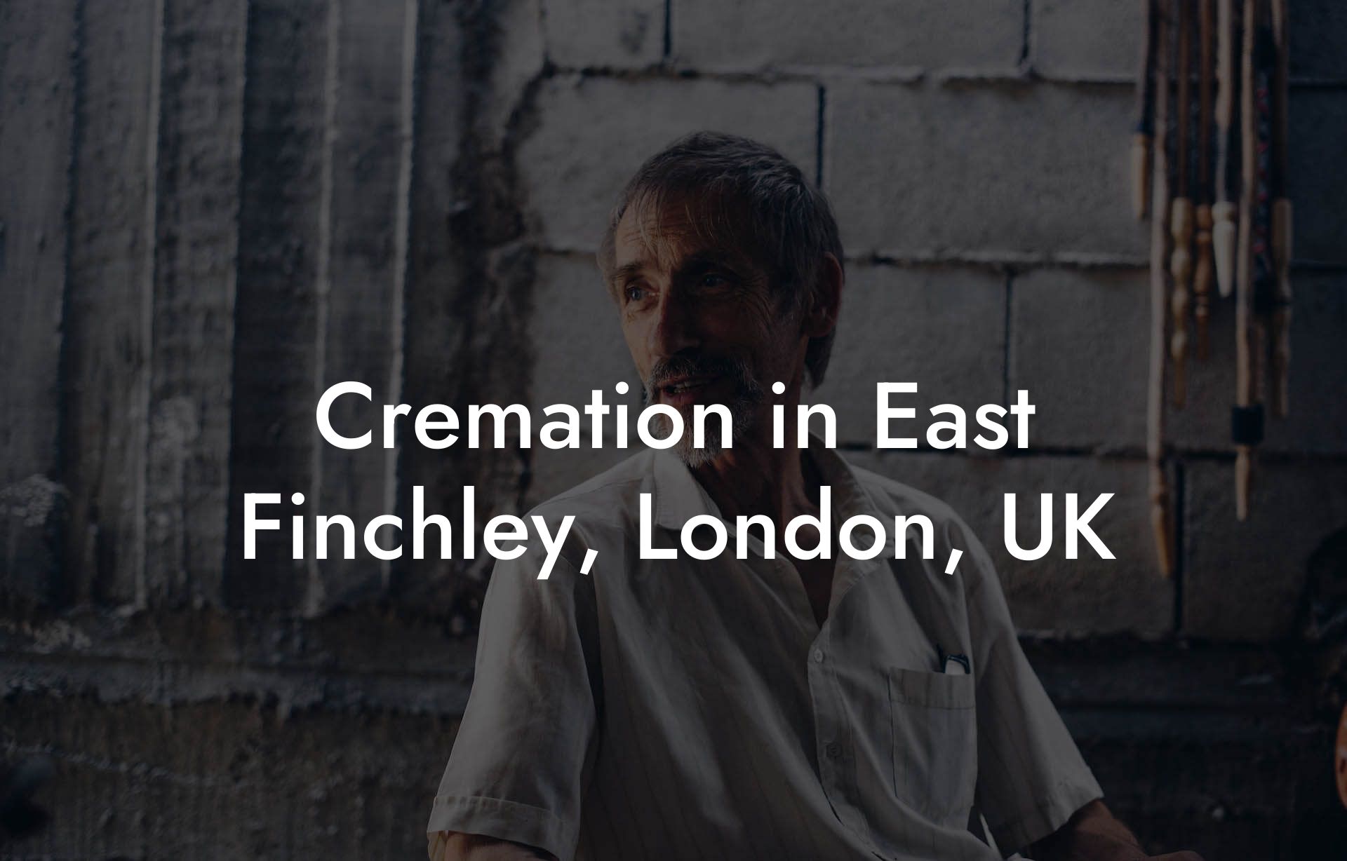 Cremation in East Finchley, London, UK