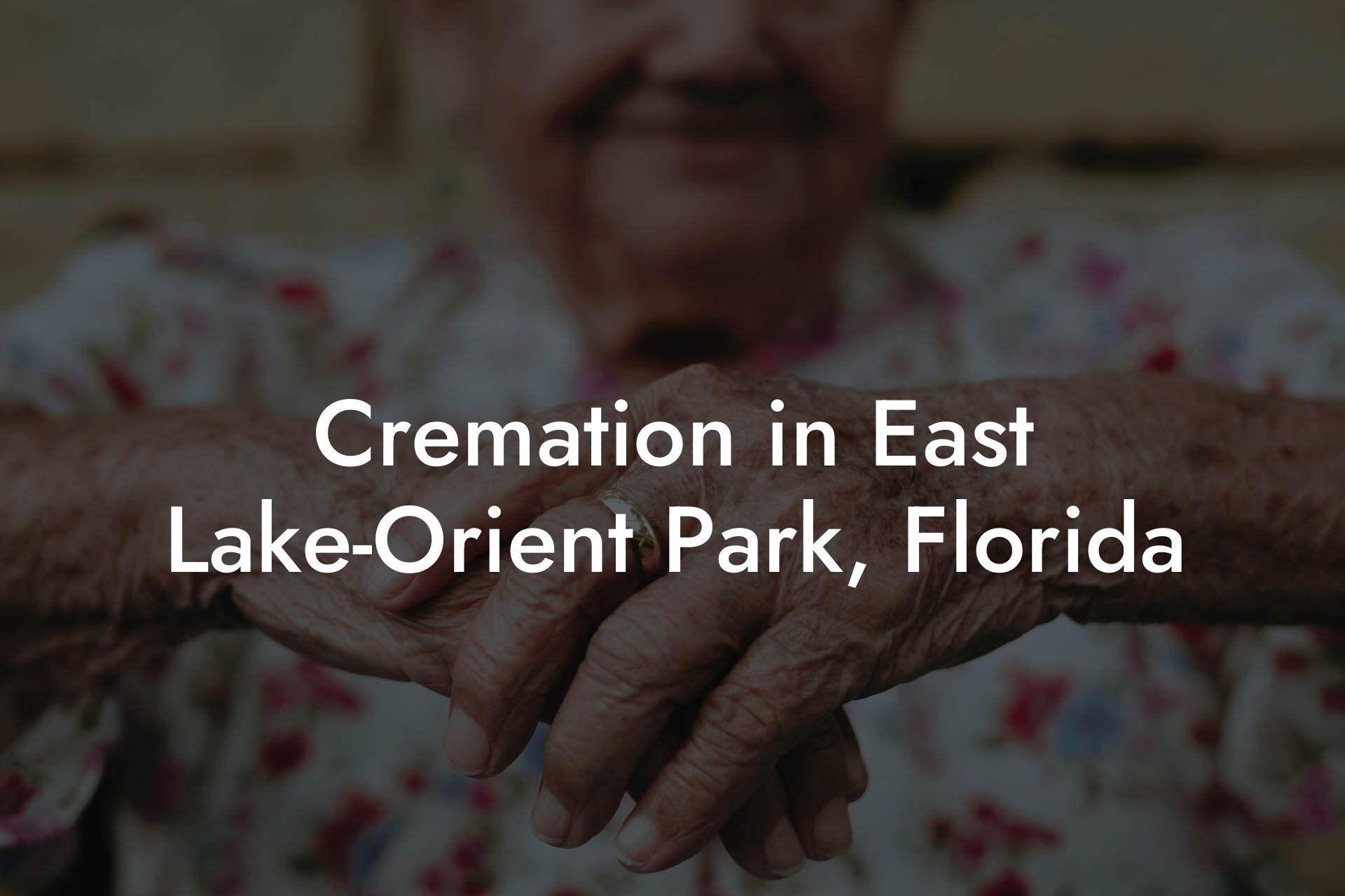 Cremation in East Lake-Orient Park, Florida