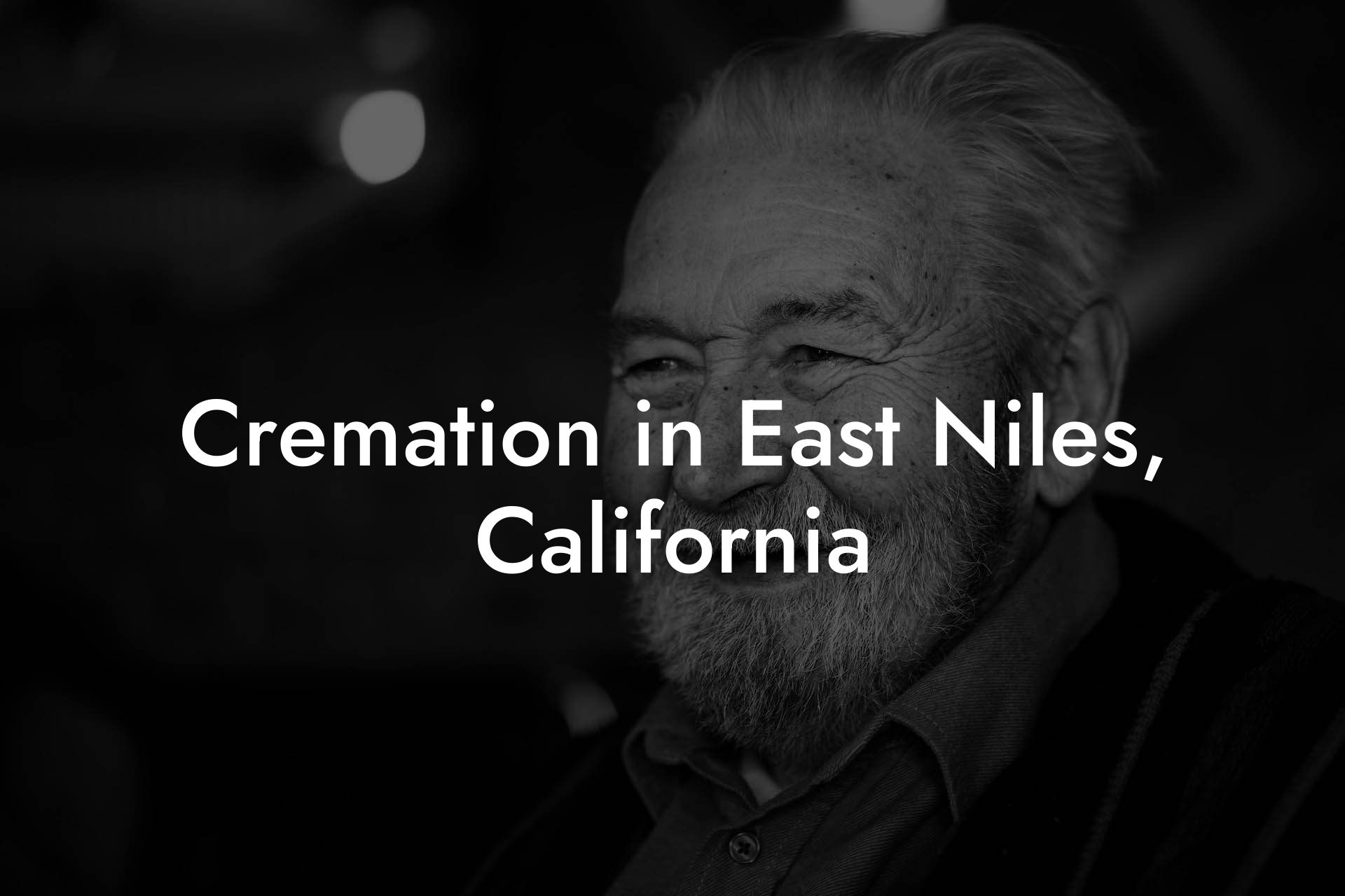 Cremation in East Niles, California