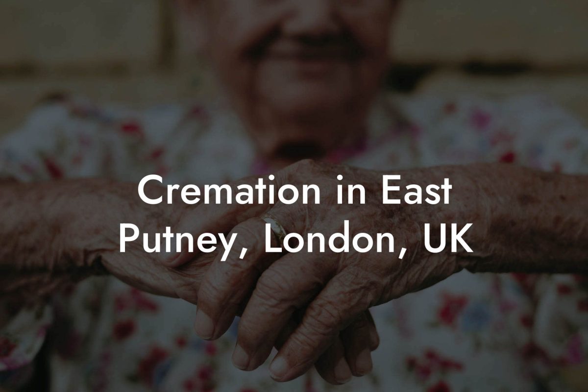 Cremation in East Putney, London, UK