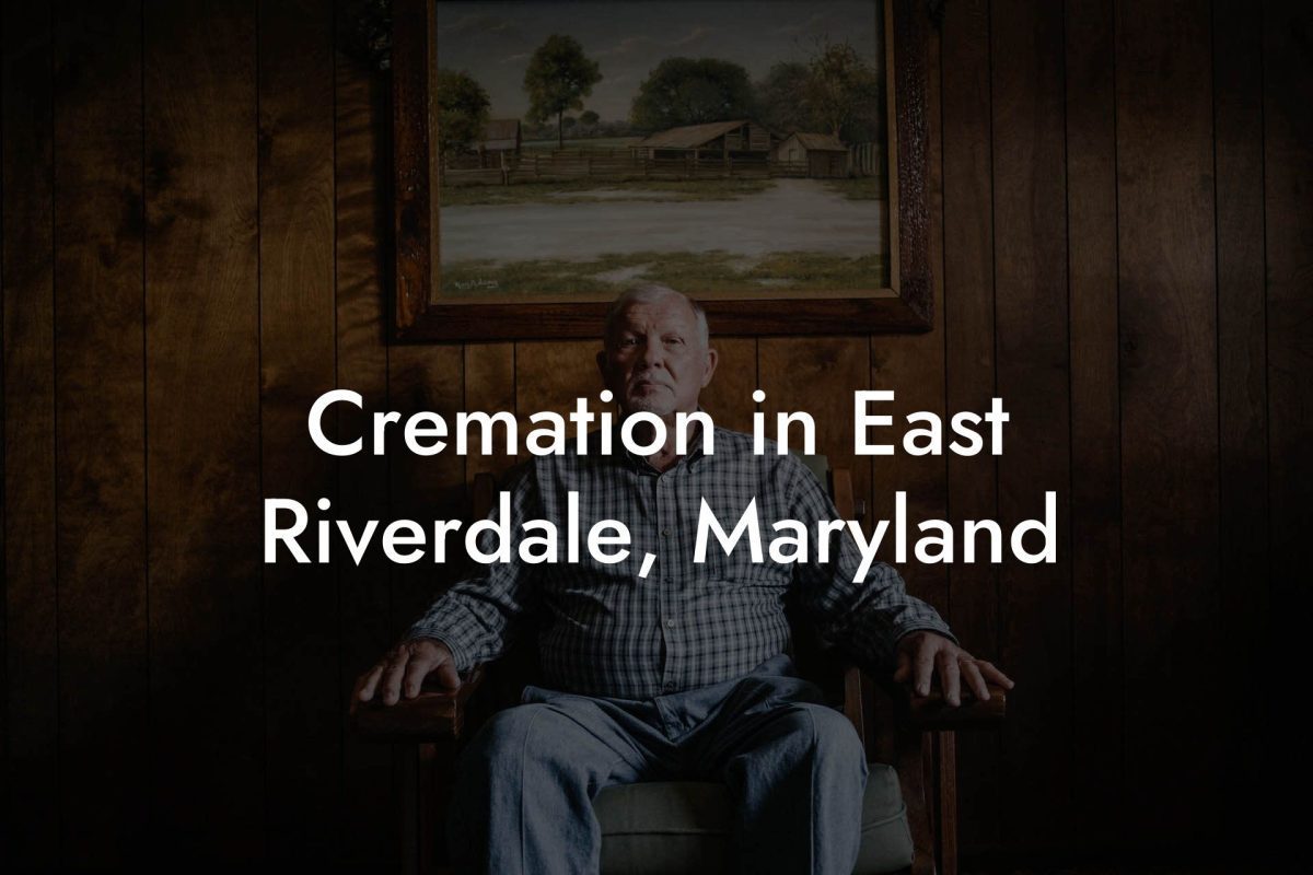 Cremation in East Riverdale, Maryland