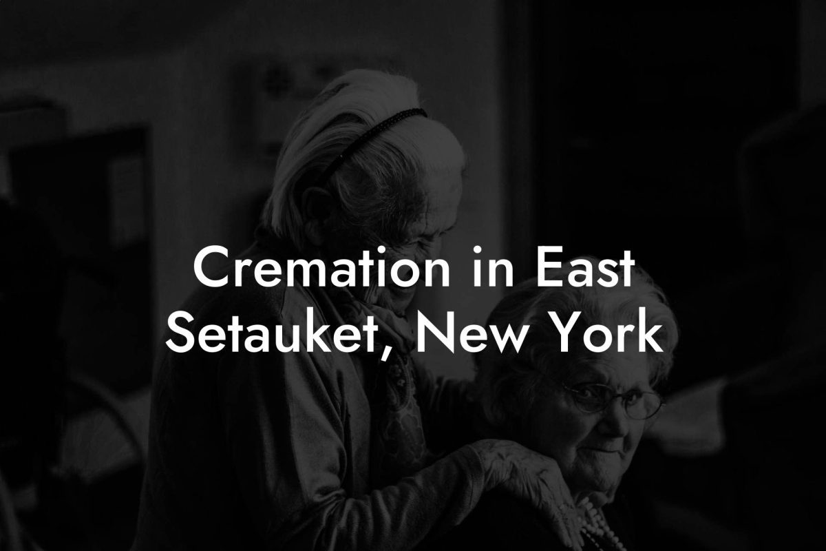 Cremation in East Setauket, New York