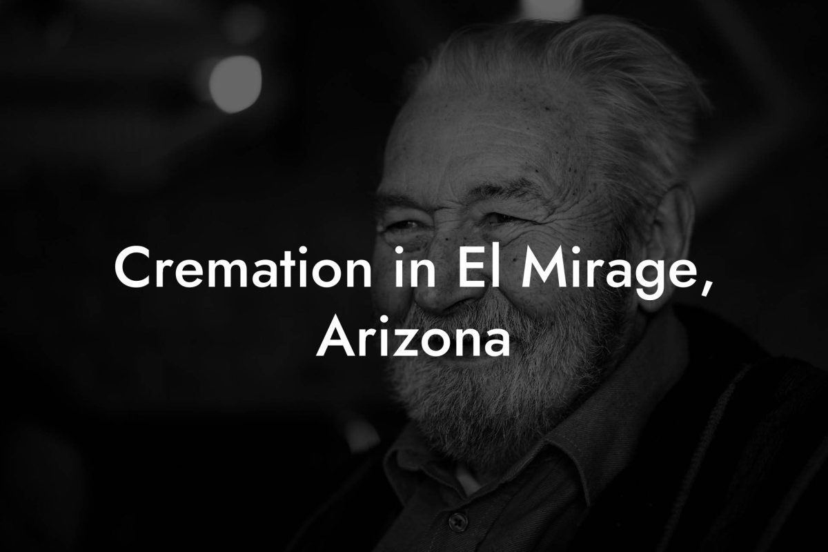 Cremation in El Mirage, Arizona