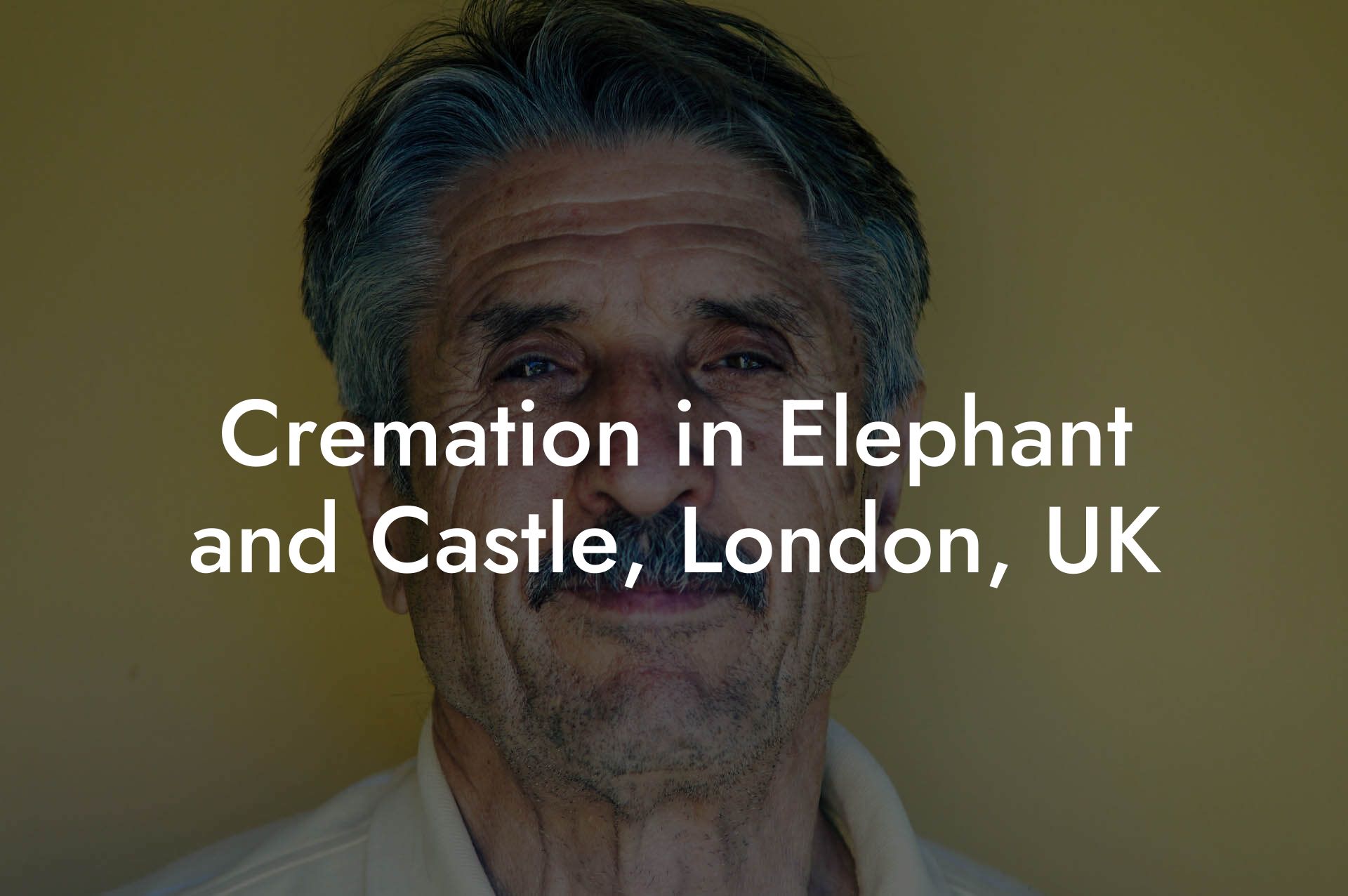Cremation in Elephant and Castle, London, UK