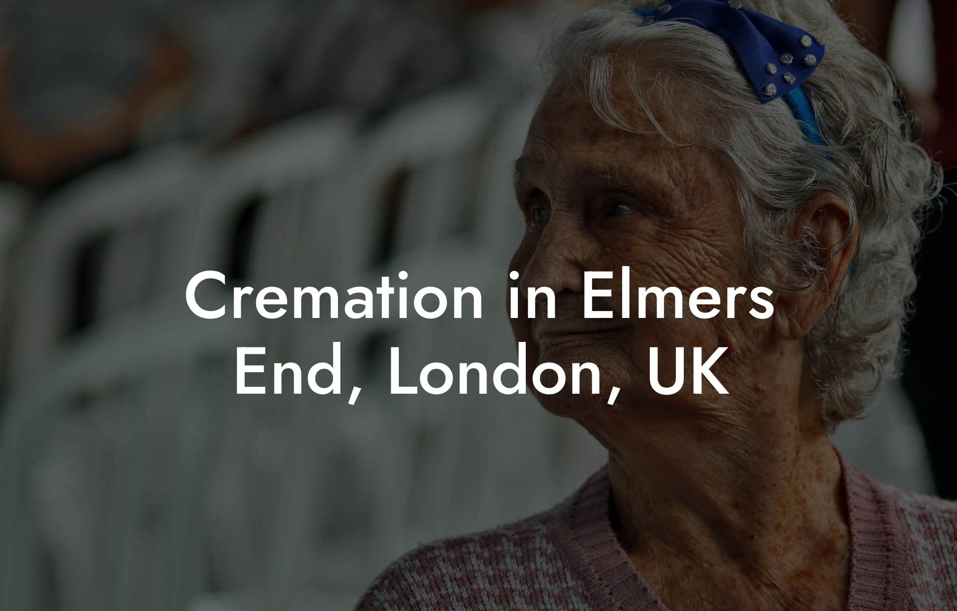 Cremation in Elmers End, London, UK