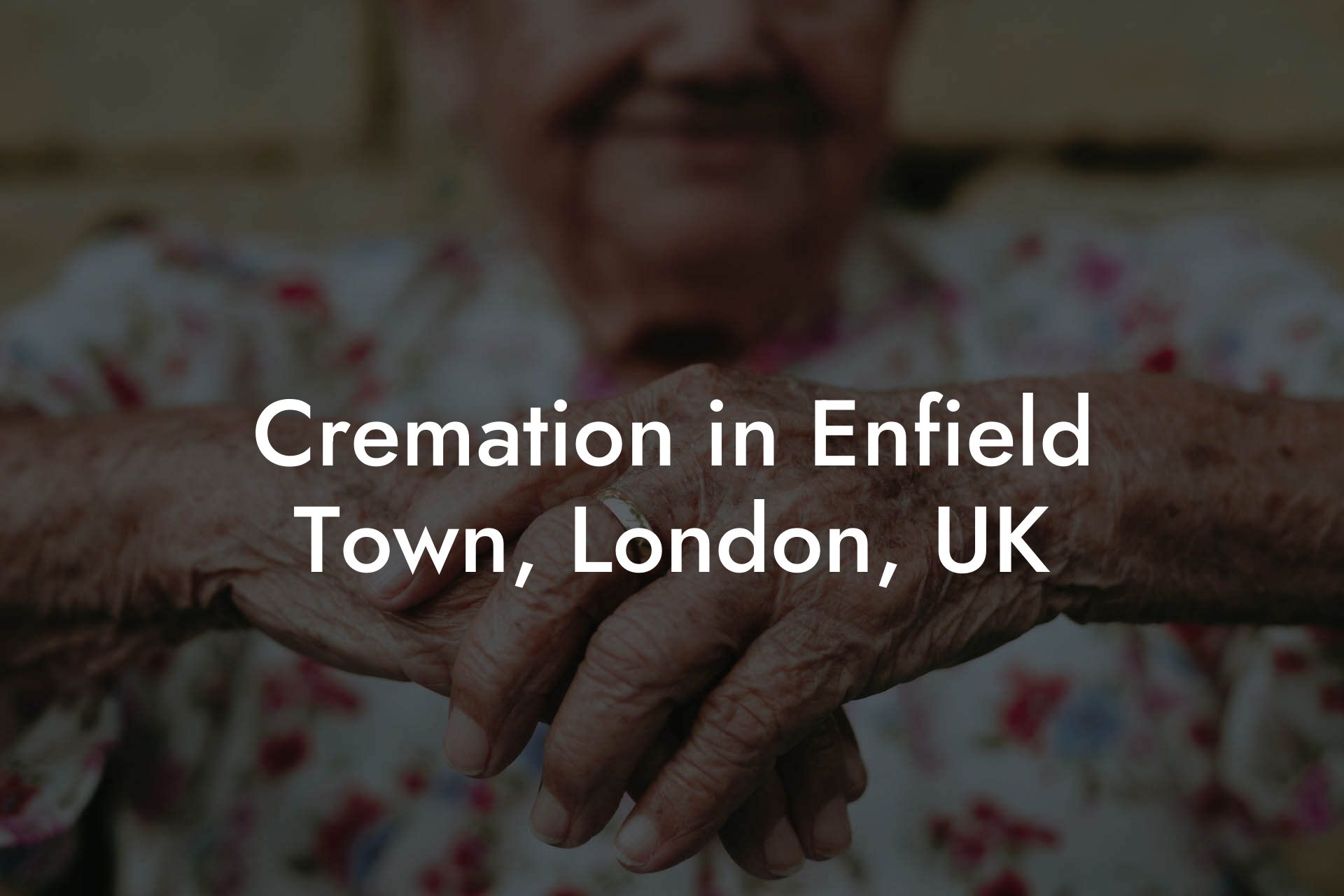 Cremation in Enfield Town, London, UK