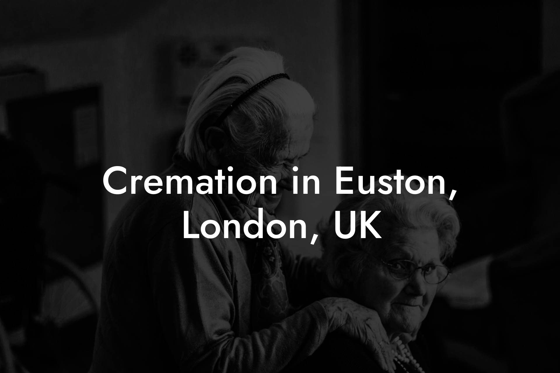 Cremation in Euston, London, UK
