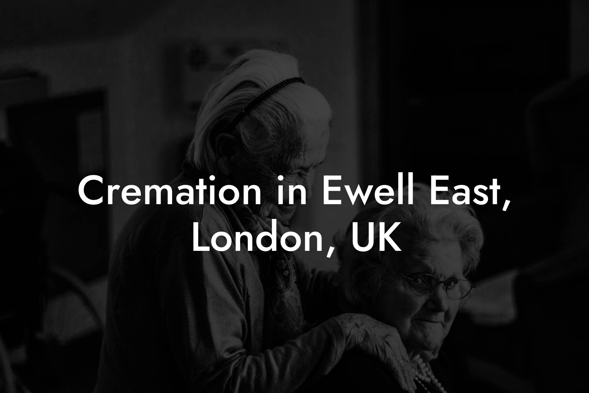Cremation in Ewell East, London, UK