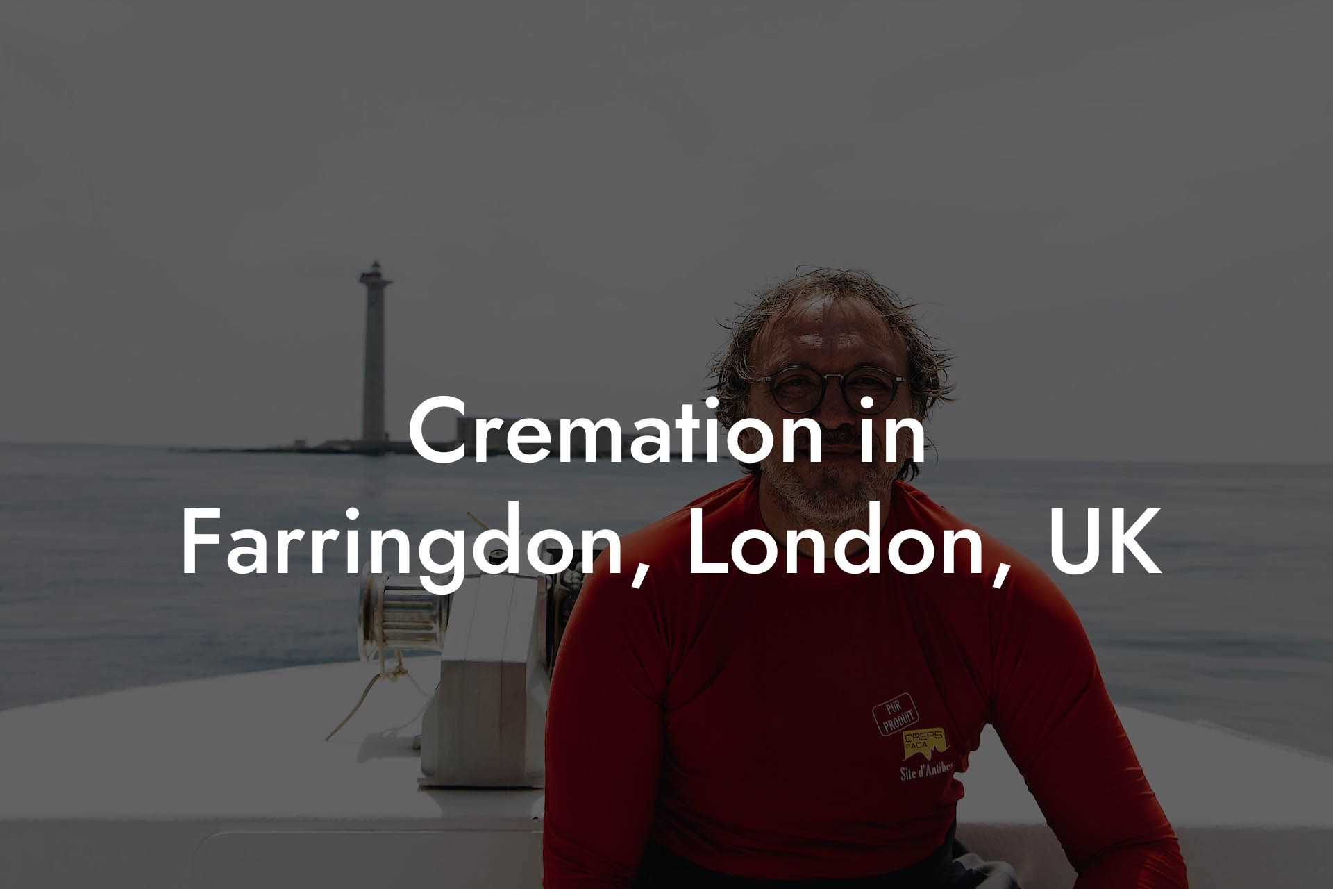 Cremation in Farringdon, London, UK