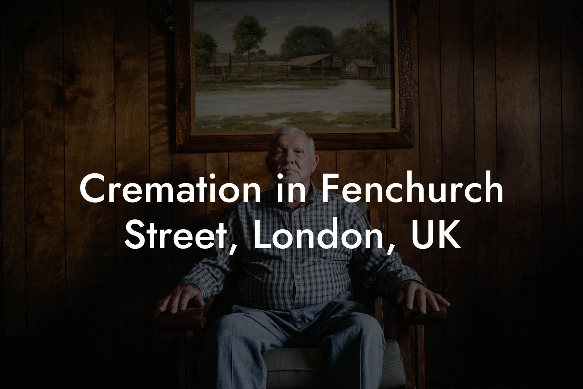 Cremation in Fenchurch Street, London, UK