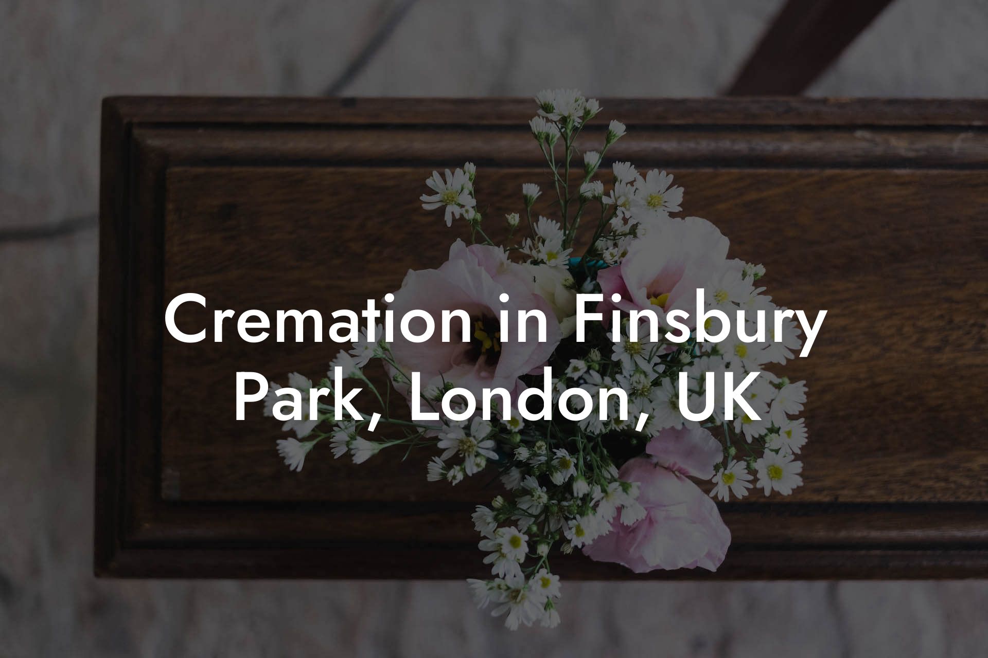 Cremation in Finsbury Park, London, UK