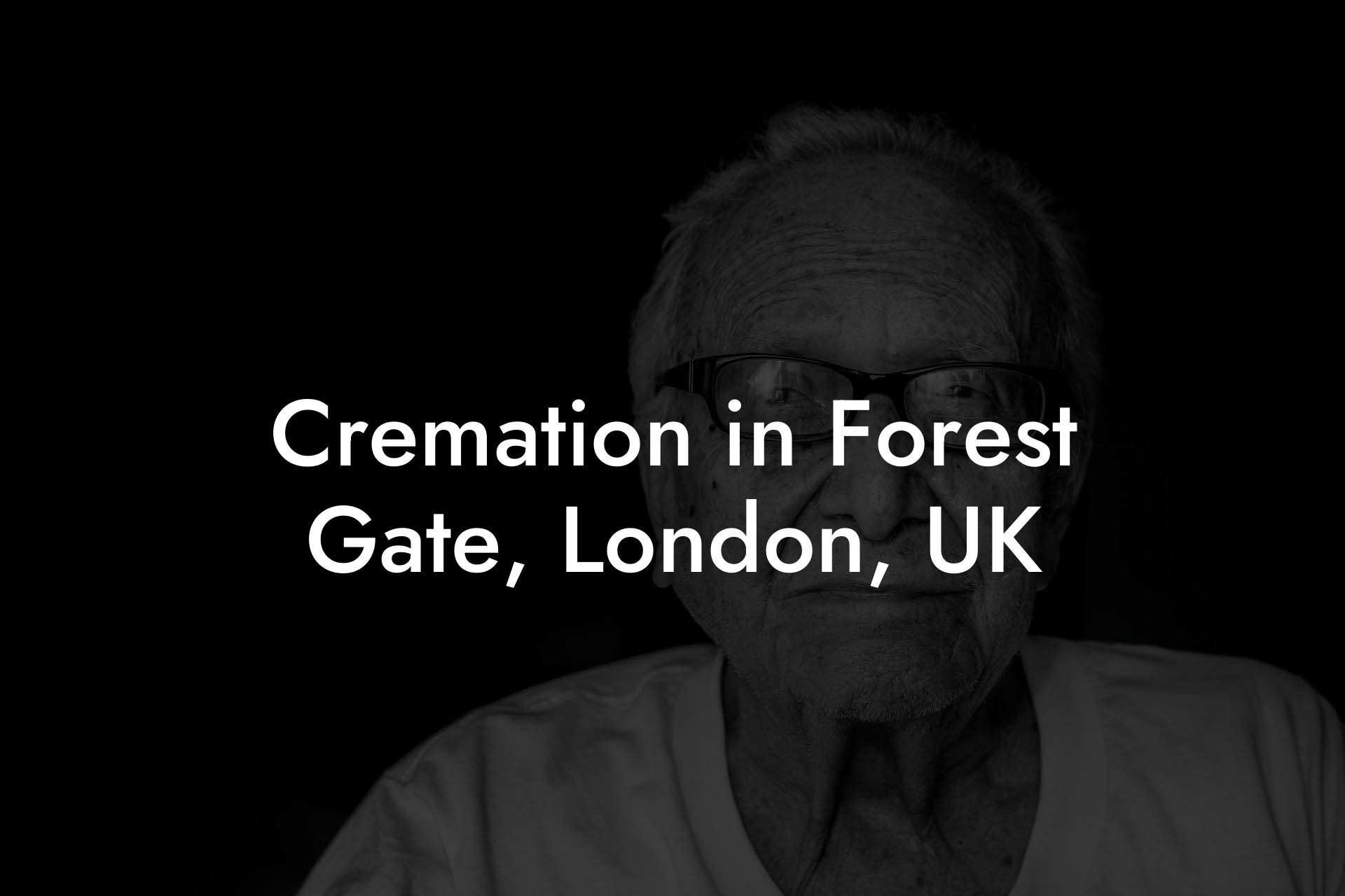 Cremation in Forest Gate, London, UK