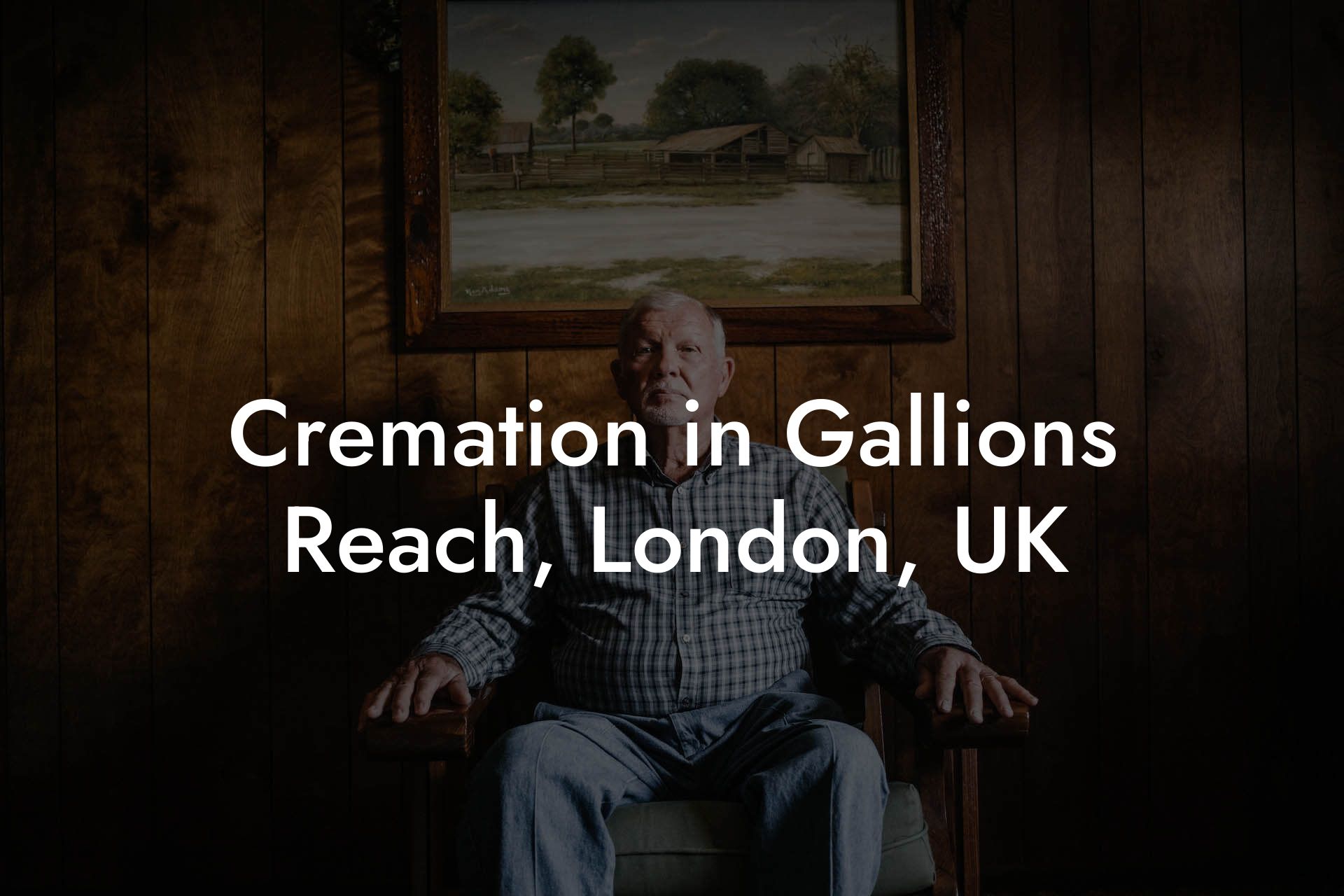 Cremation in Gallions Reach, London, UK