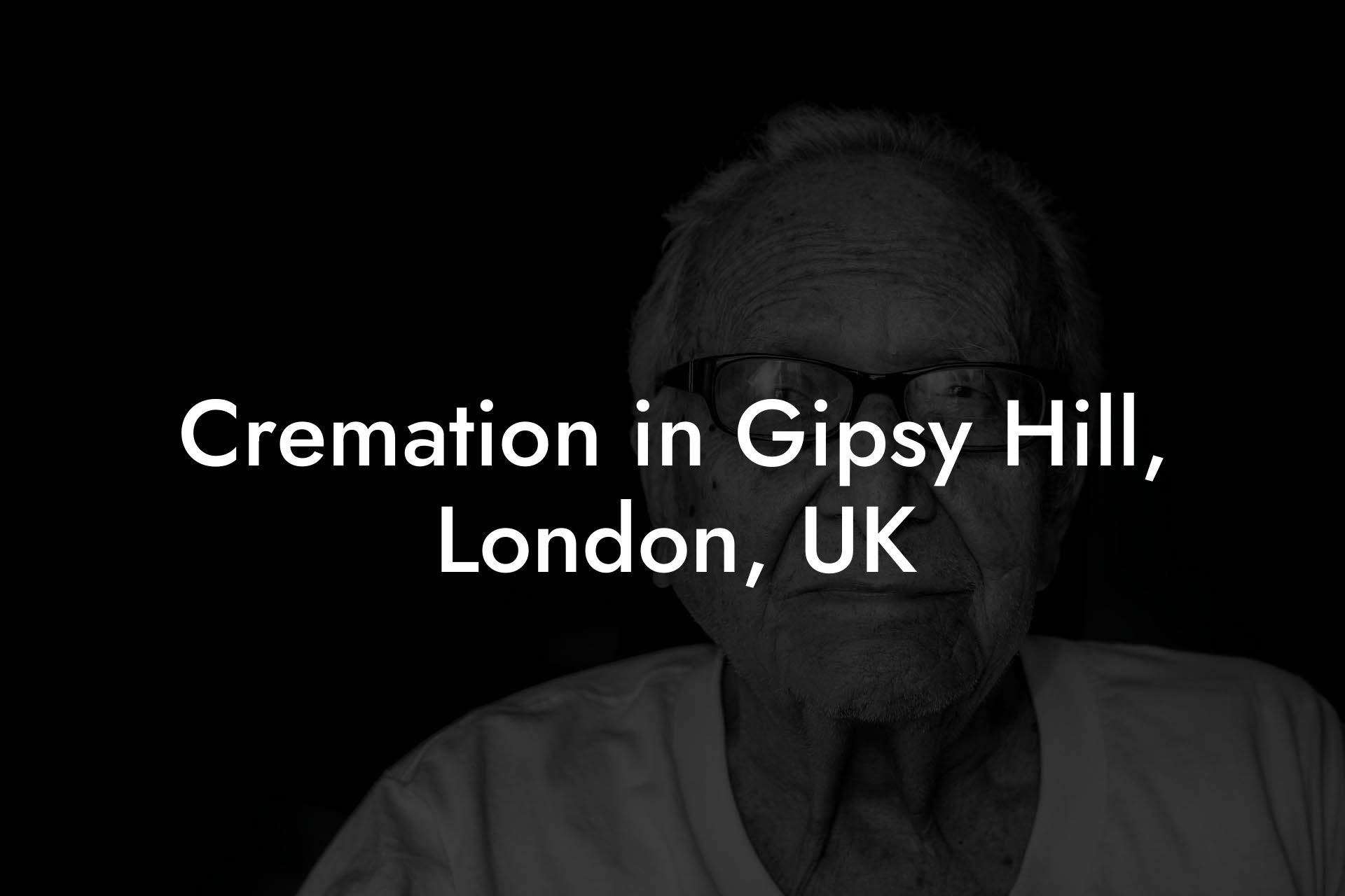 Cremation in Gipsy Hill, London, UK