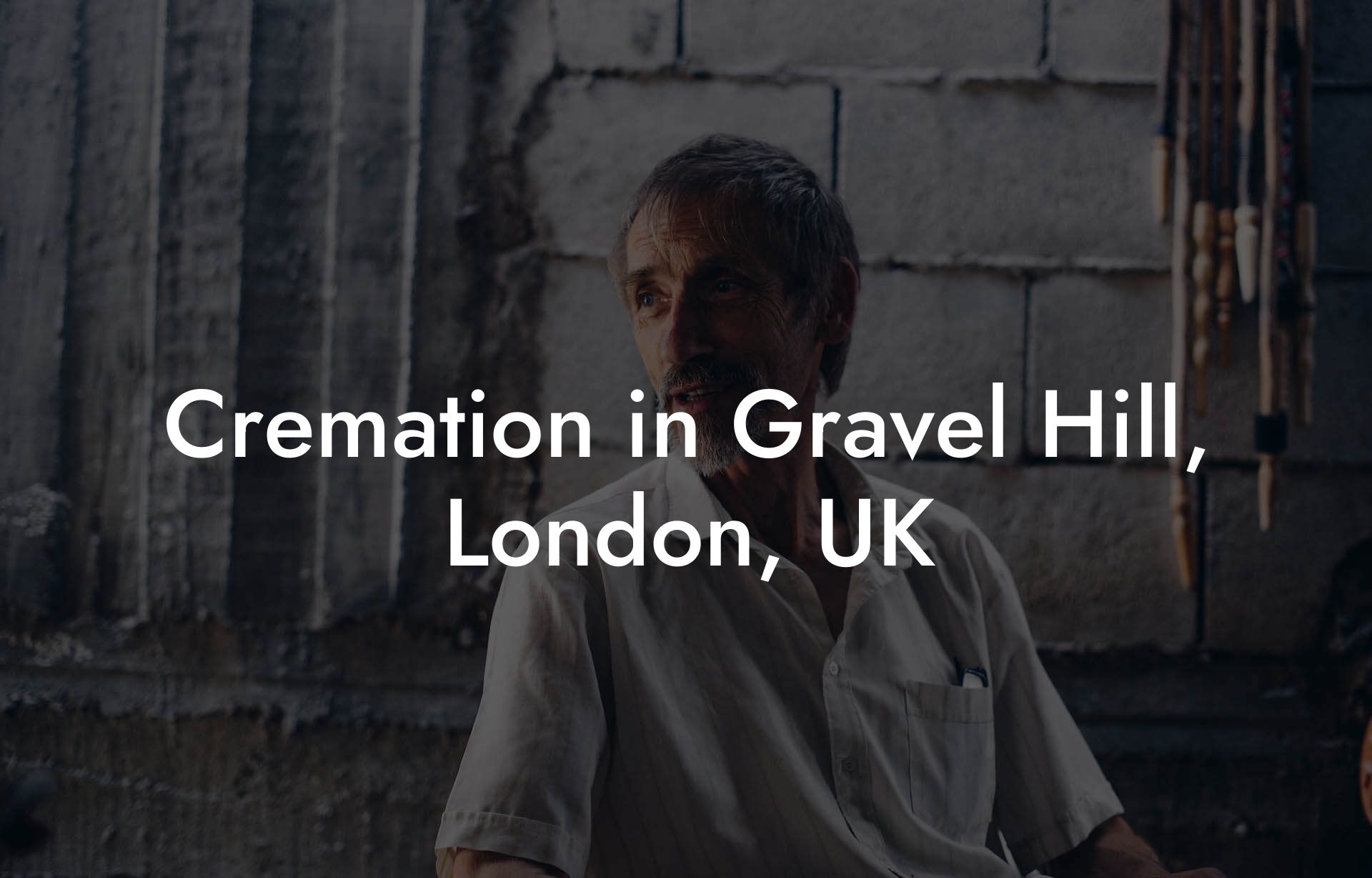 Cremation in Gravel Hill, London, UK