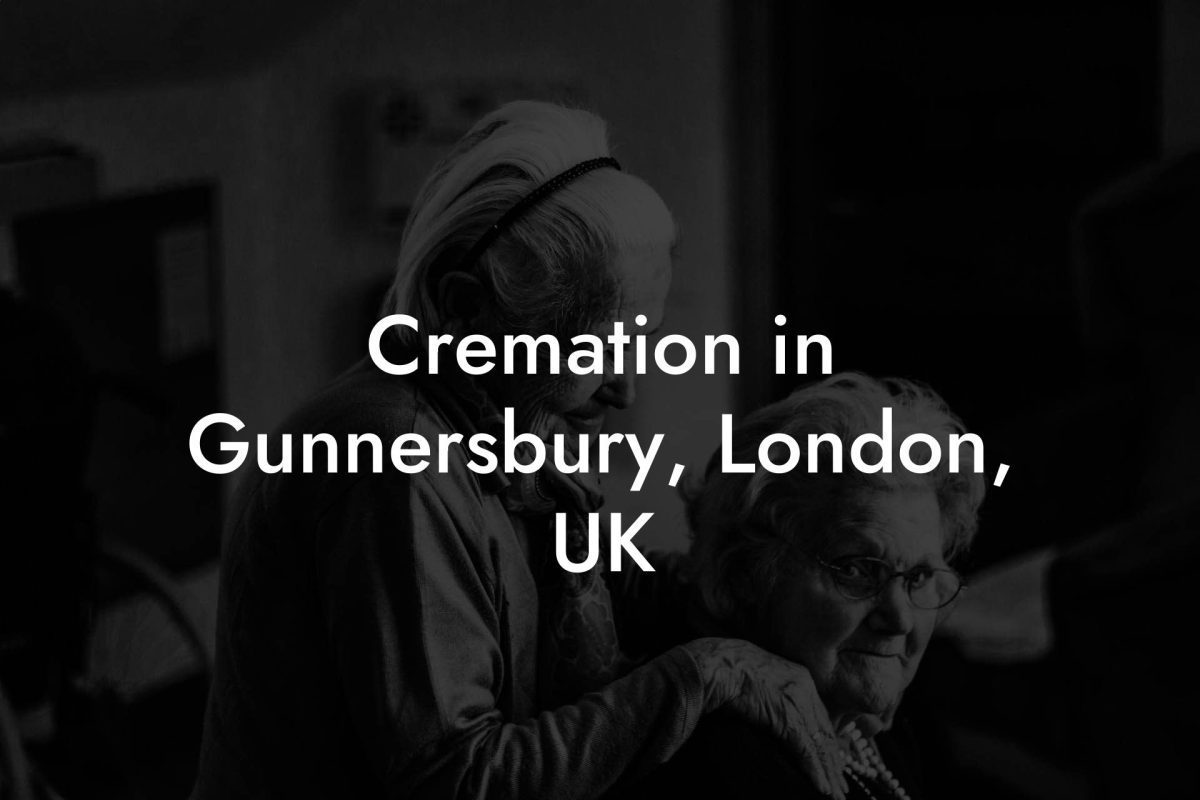 Cremation in Gunnersbury, London, UK