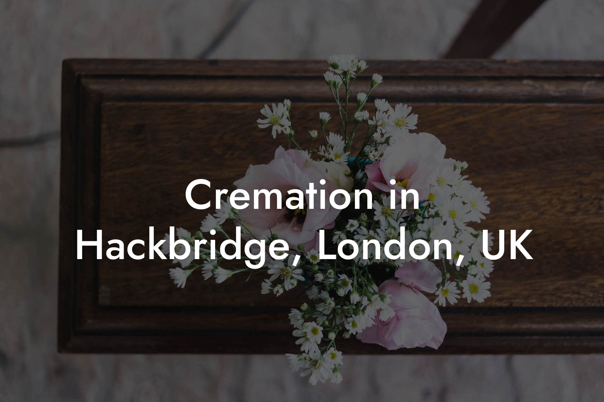 Cremation in Hackbridge, London, UK