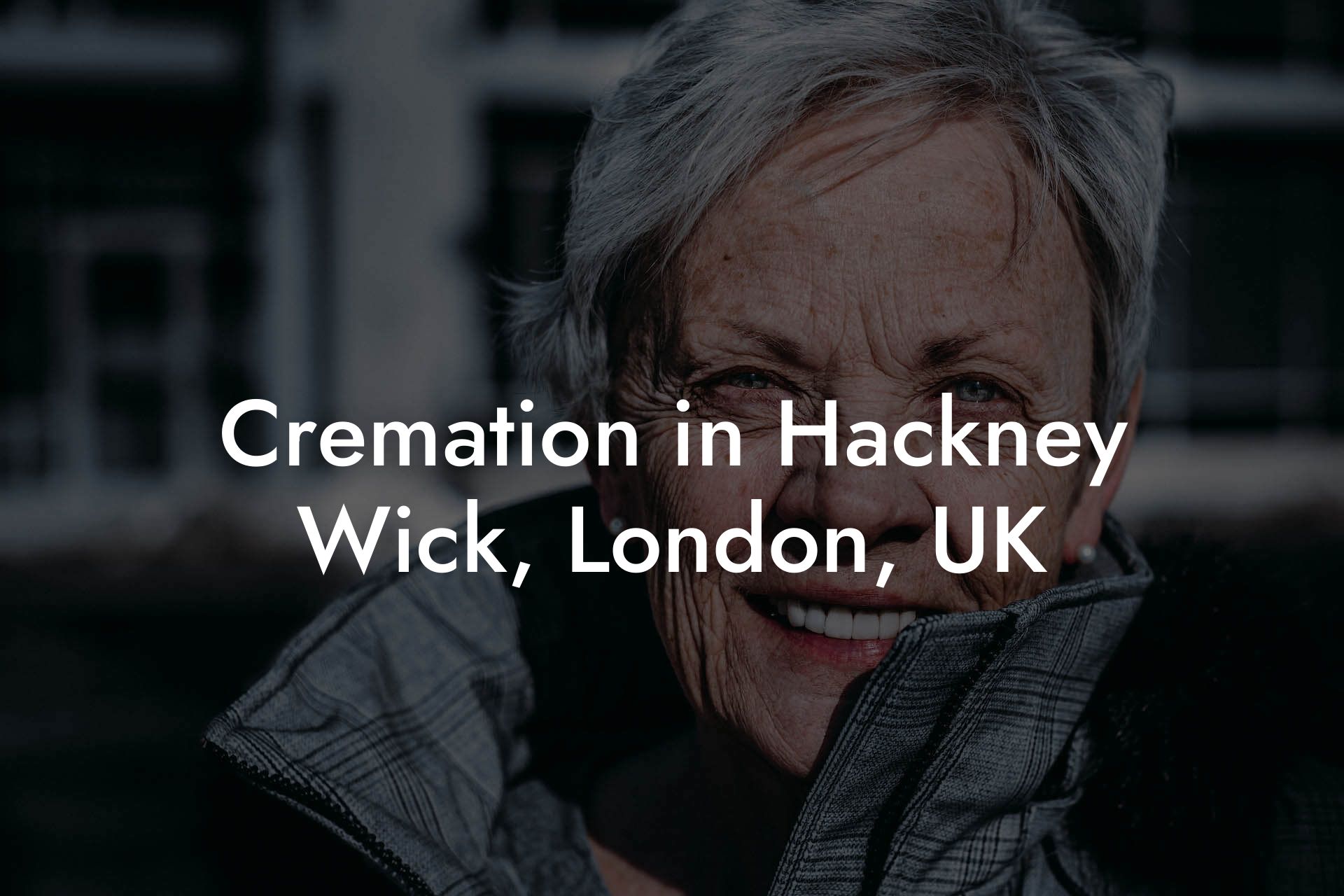 Cremation in Hackney Wick, London, UK