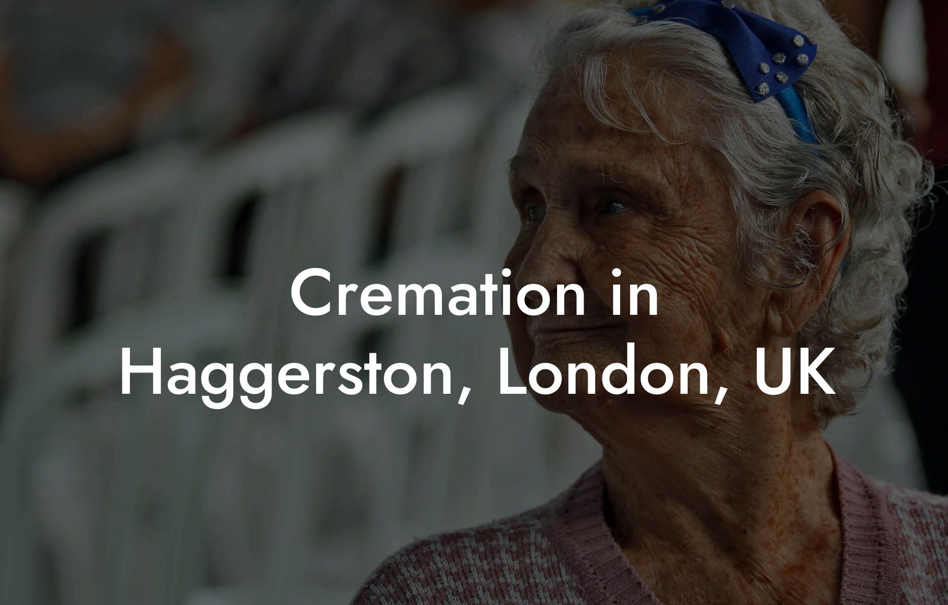 Cremation in Haggerston, London, UK