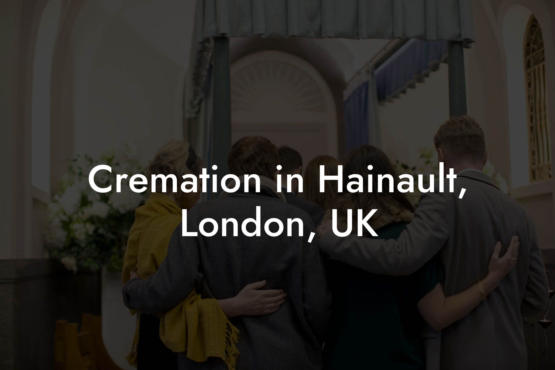 Cremation in Hainault, London, UK