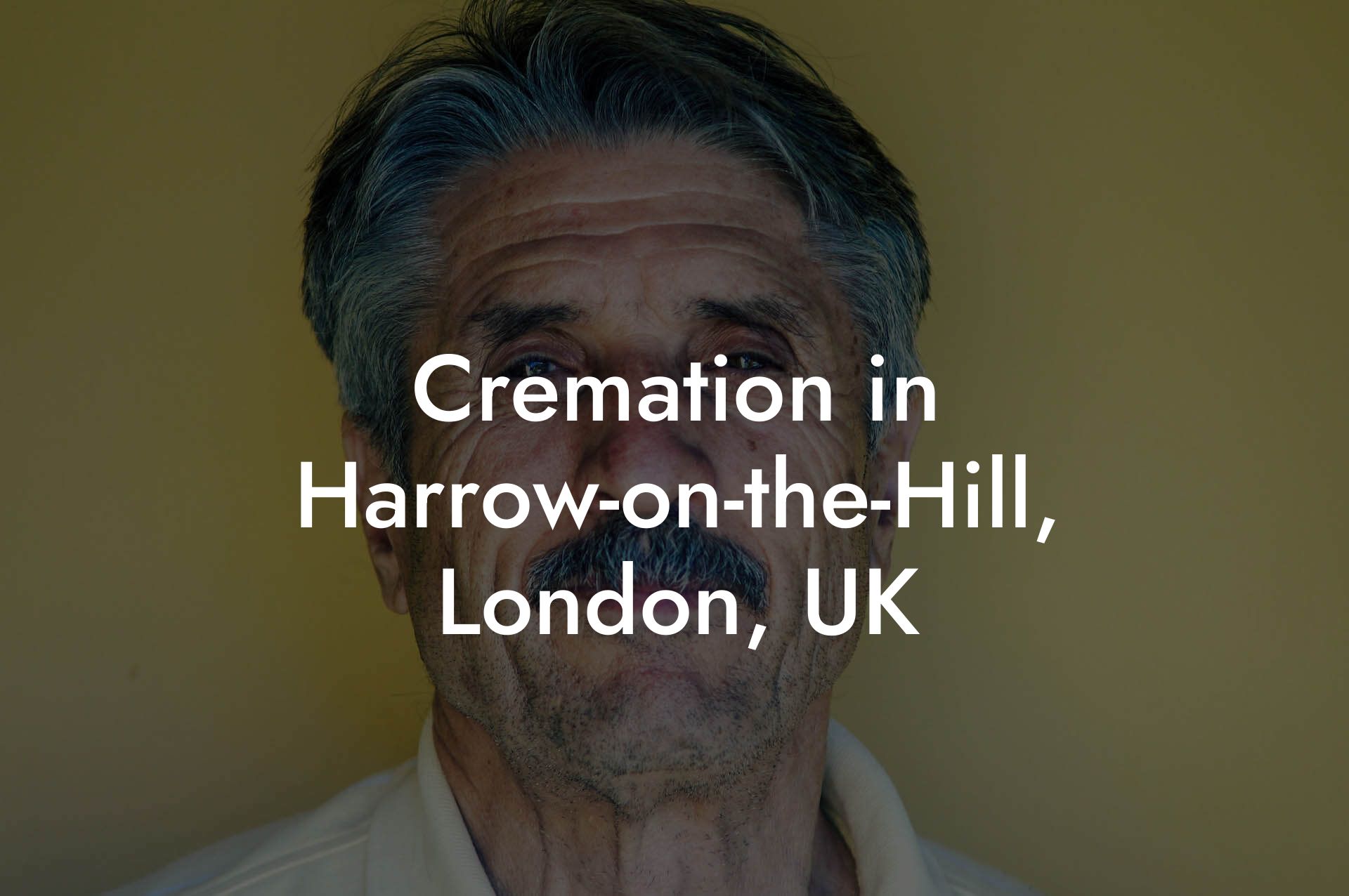 Cremation in Harrow-on-the-Hill, London, UK