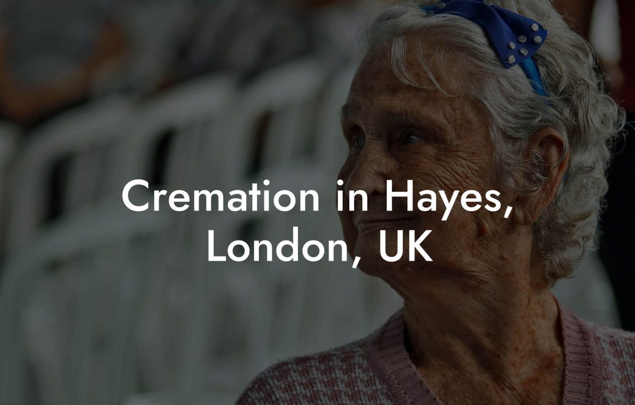 Cremation in Hayes, London, UK