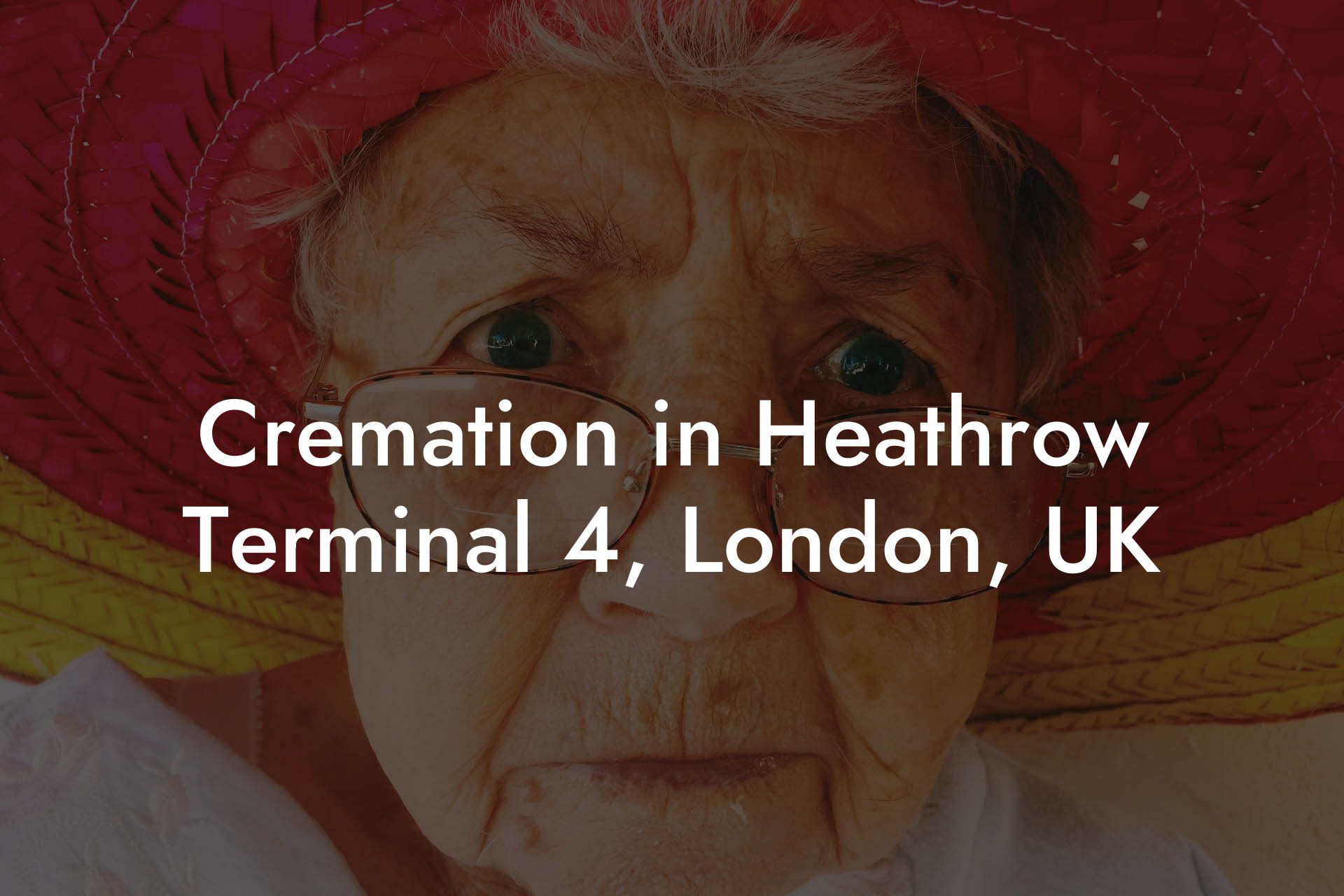 Cremation in Heathrow Terminal 4, London, UK