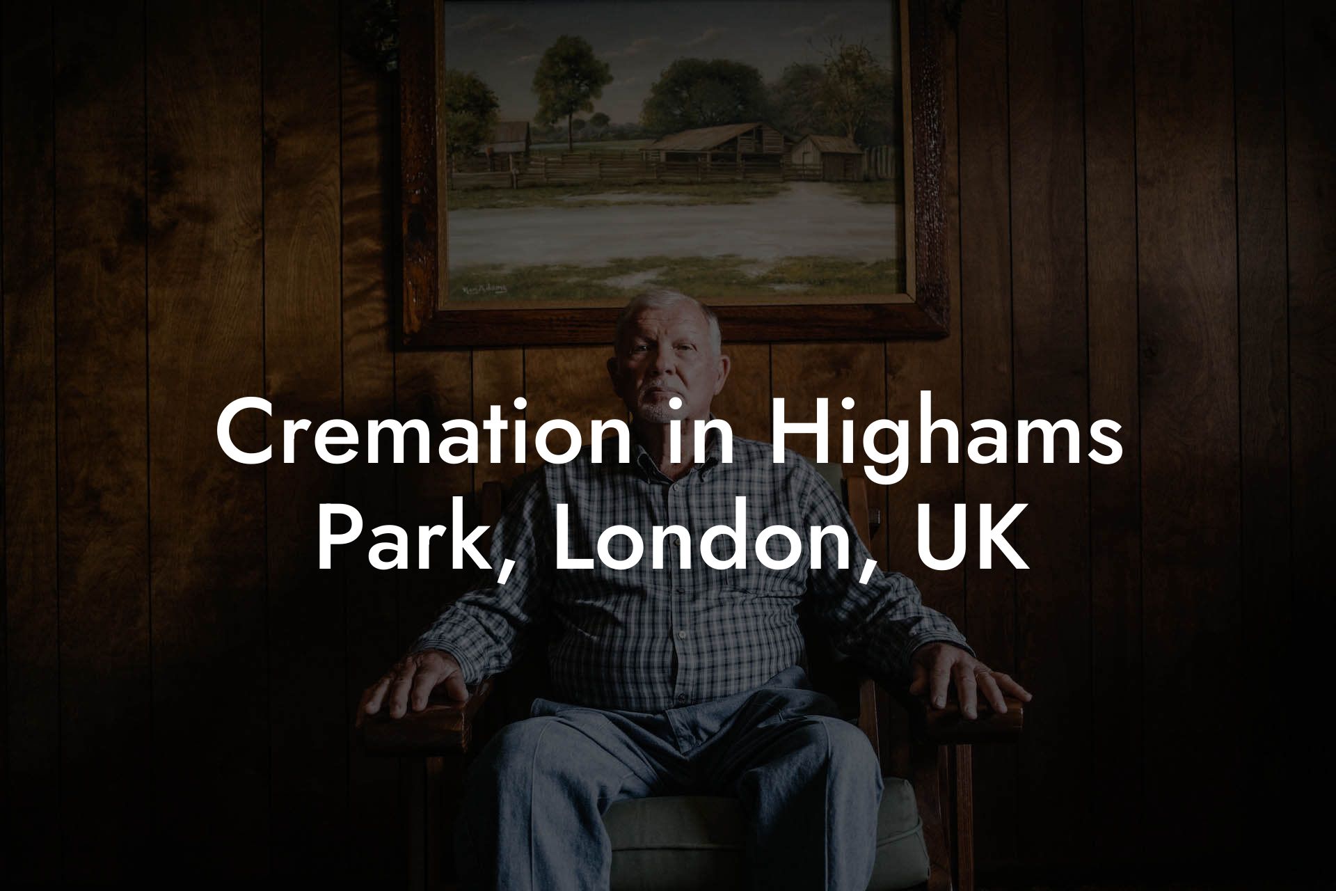 Cremation in Highams Park, London, UK